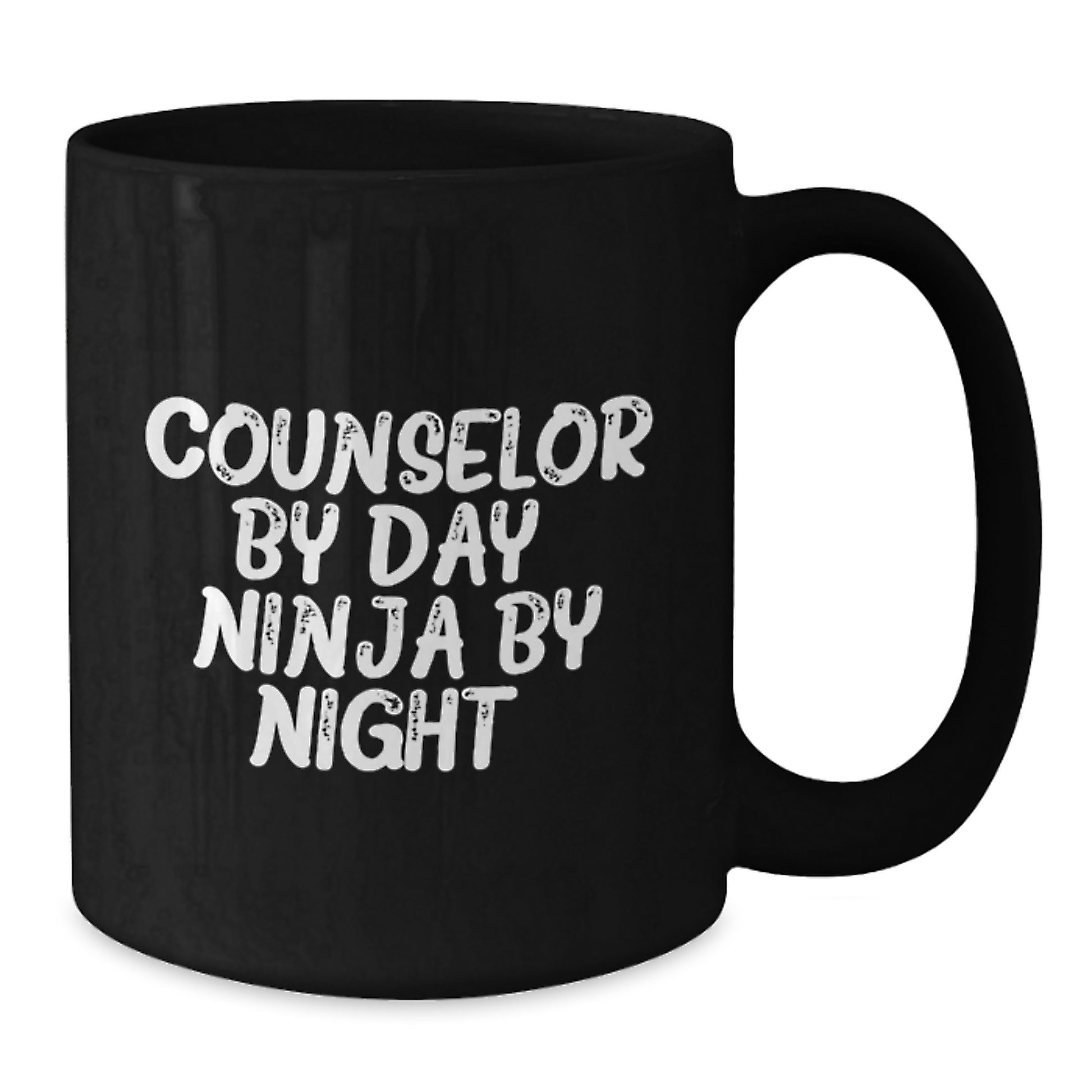 Counselor By Day Ninja By Night Funny Gift for Counselor Graduation Unique Black Coffee Mugs from Friends, Gifts for Counselor Men, Counselor Women, Coworkers, Family - Additional