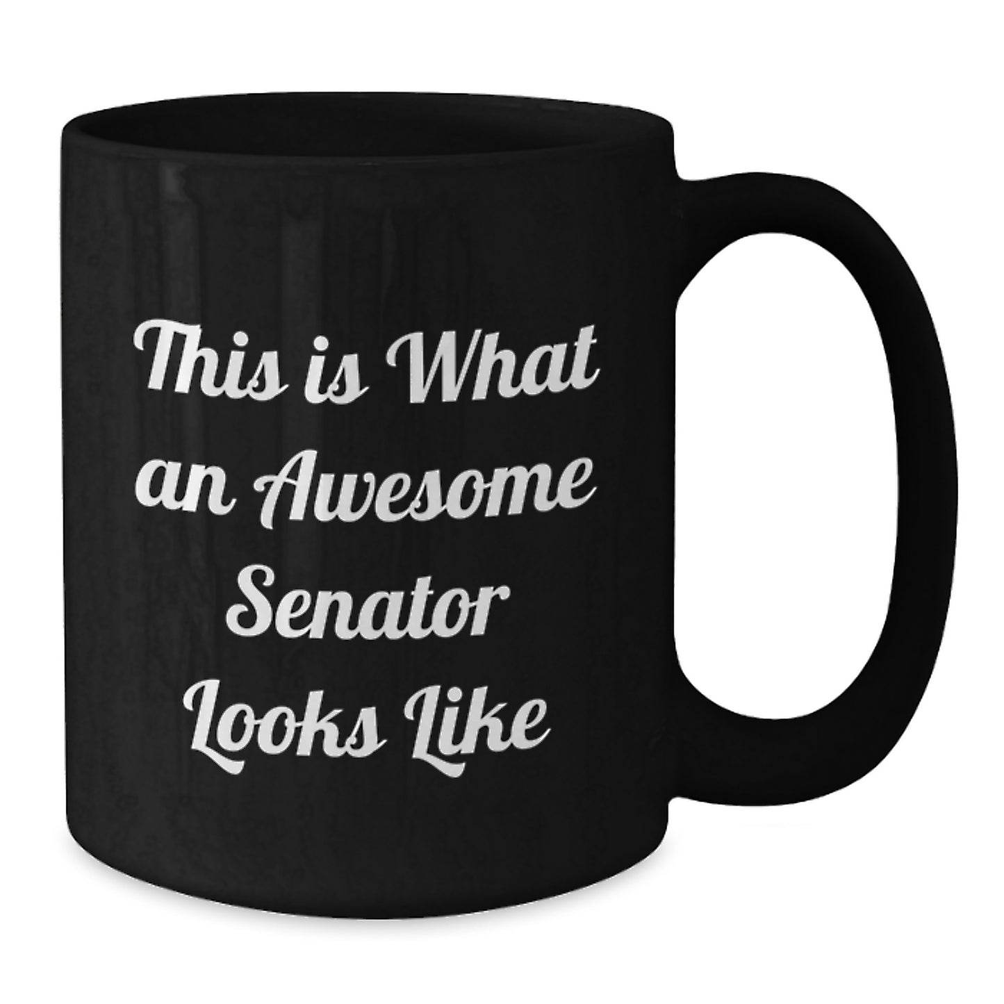 Funny Senator Gifts from Friends, Birthday Unique Gifts for Senator, Awesome Senator Looks Like Black Coffee Mug - Additional