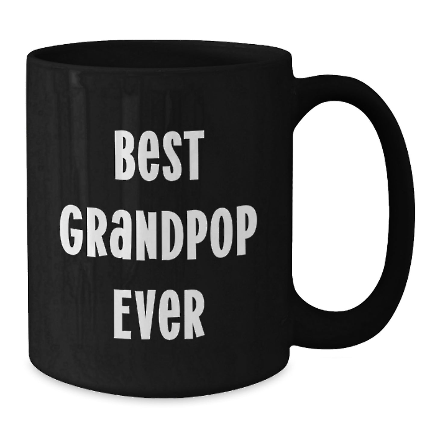 Funny Grandpop Gifts from Men to Grandpop Black Coffee Mug for Christmas Morning - Additional
