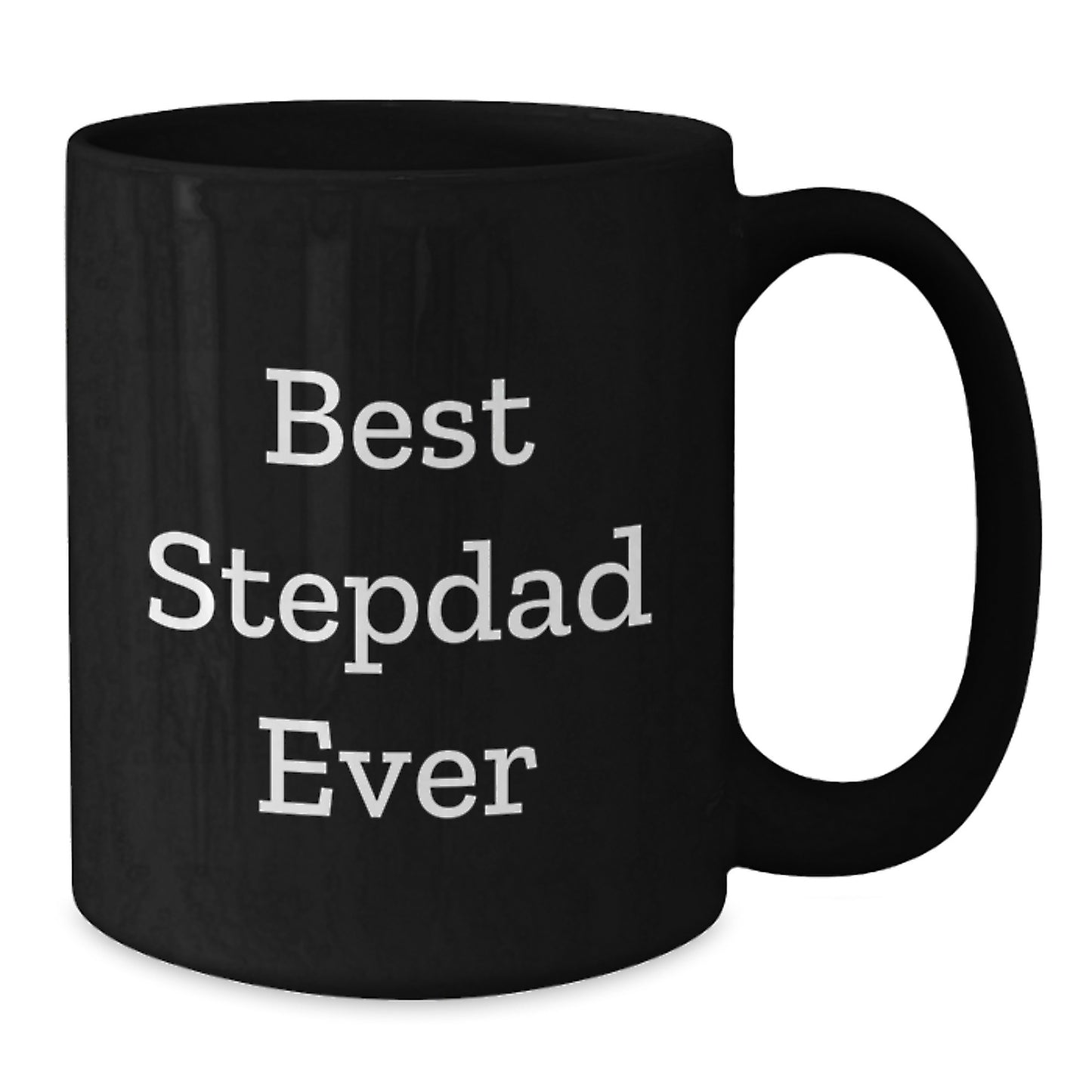 Funny Stepdad Gifts from Men, Funny Gifts for Stepdad, Best Stepdad Ever Black Coffee Mug, Unique Christmas Unique Gifts - Additional