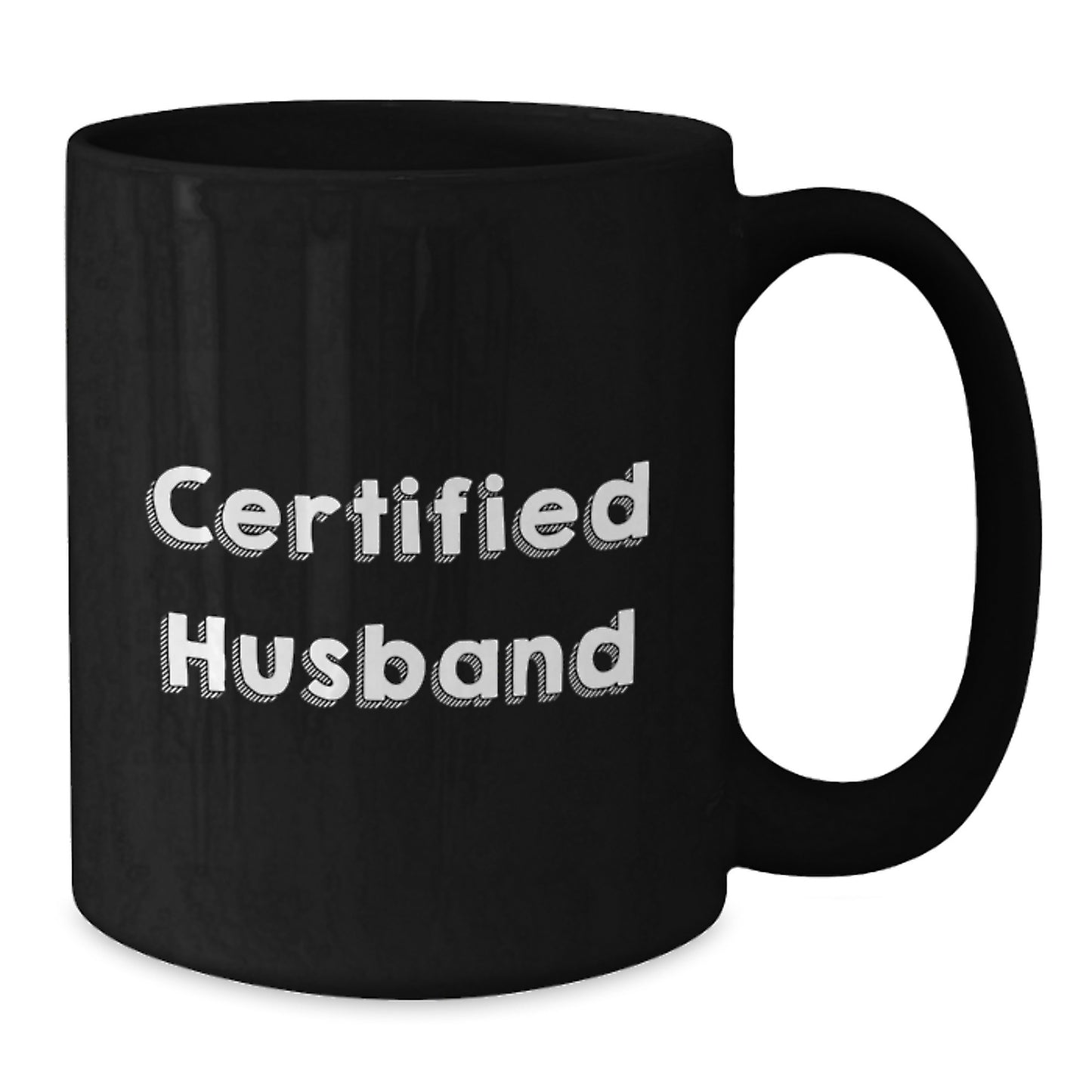 Funny Husband Gifts, Black Coffee Mug Quote, Certified Husband, Christmas Unique Gifts for Men from Family - Additional