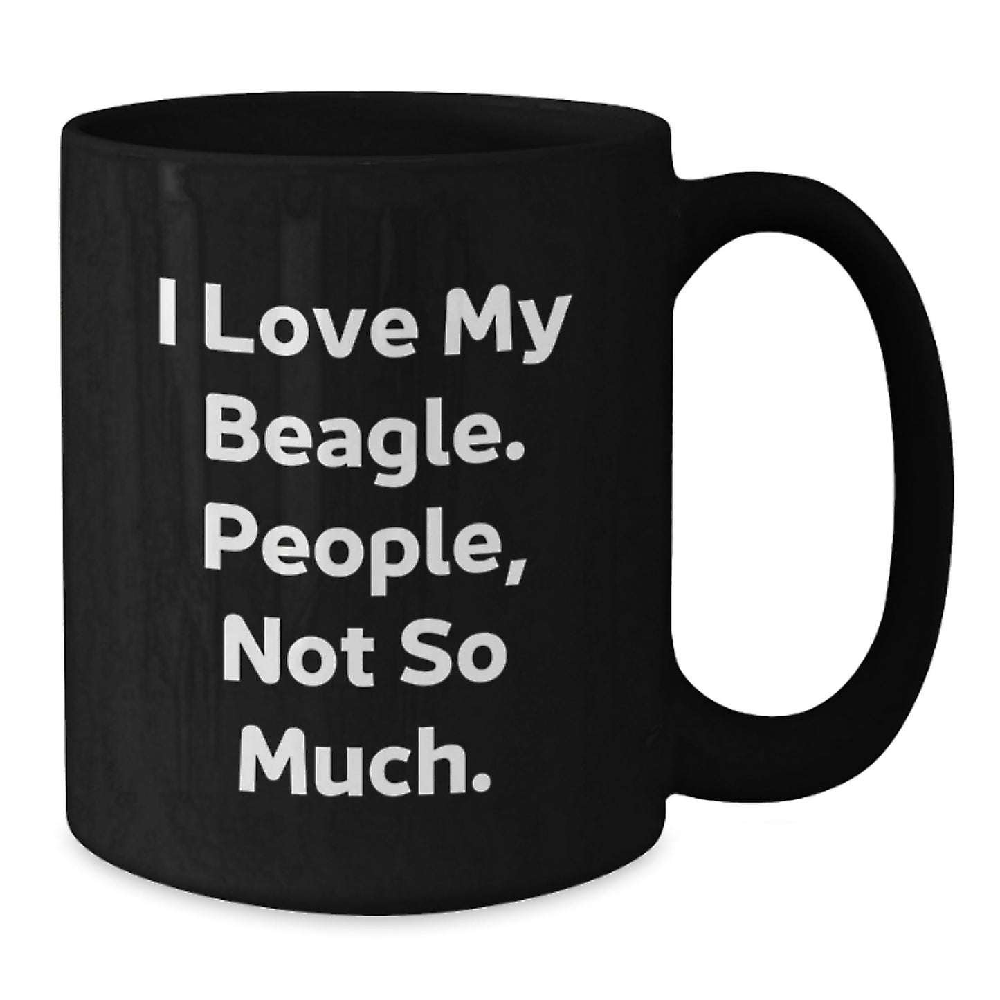 Beagle Dog Lovers Gifts - Funny Quote Black Coffee Mug, Birthday Unique Gifts from Friends, Family, Coworkers, Gifts for Beagle Dog Enthusiasts - Additional