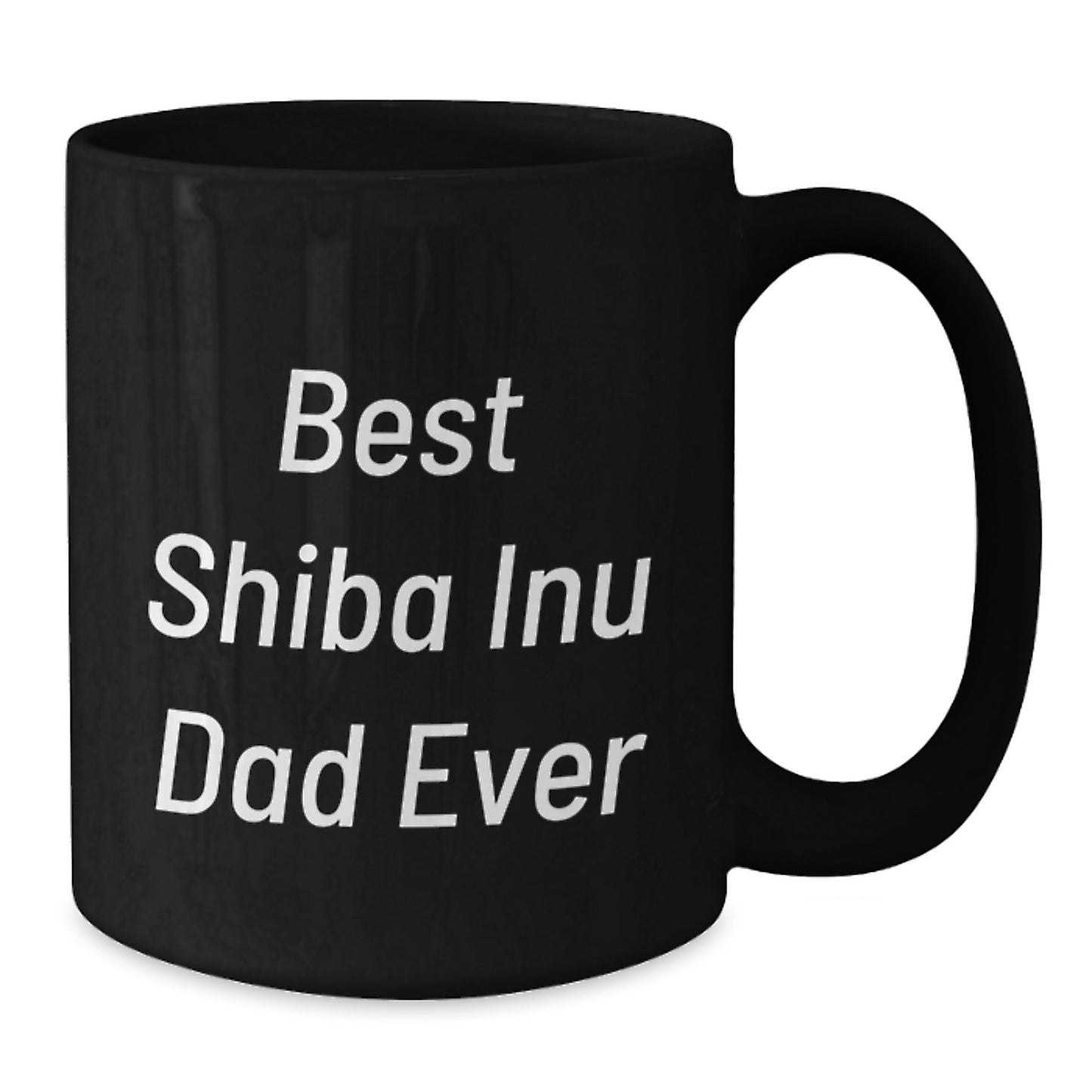 Shiba Inu Dad Ever Funny Gifts for Shiba Inu Dog Lovers Graduation Unique Black Coffee Mug from Shiba Inu Enthusiasts to Family - Additional