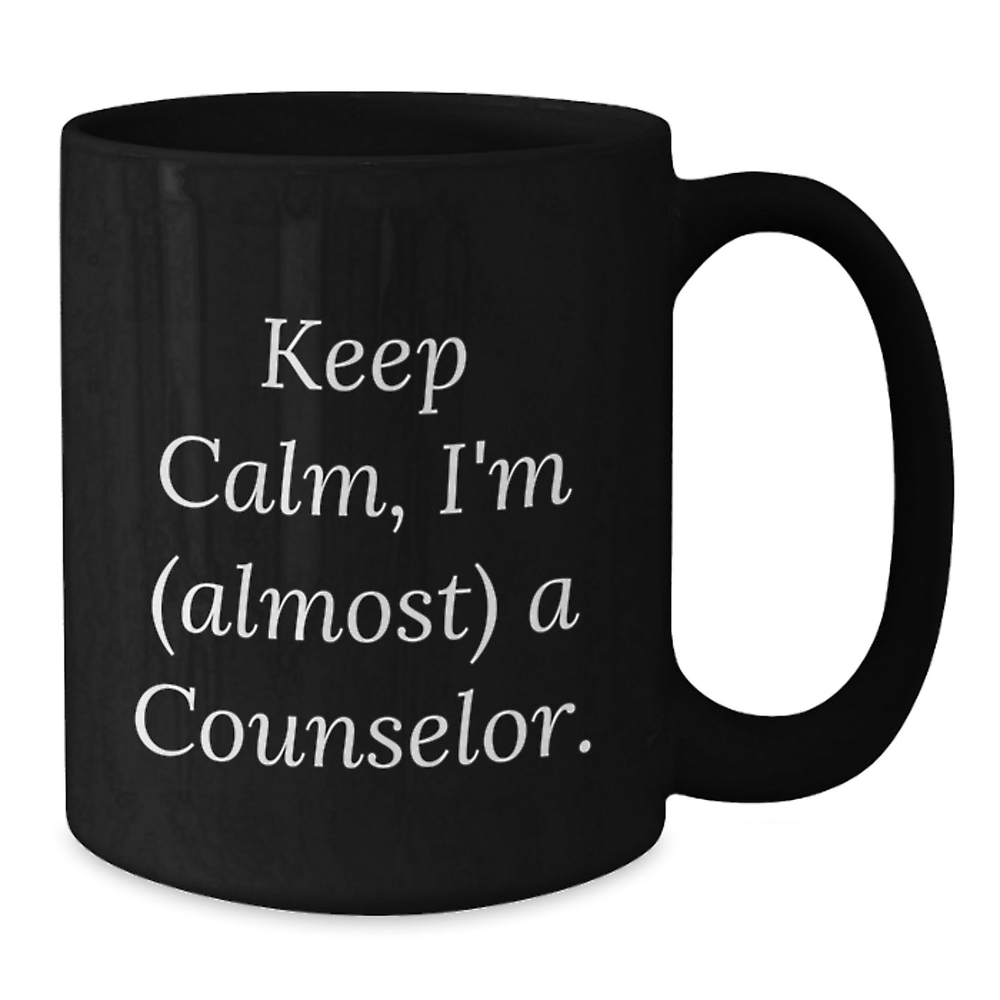 Funny Counselor Gifts for Men, Keep Calm I'm Almost A Counselor Christmas Unique Gifts from Friends to Family - Additional