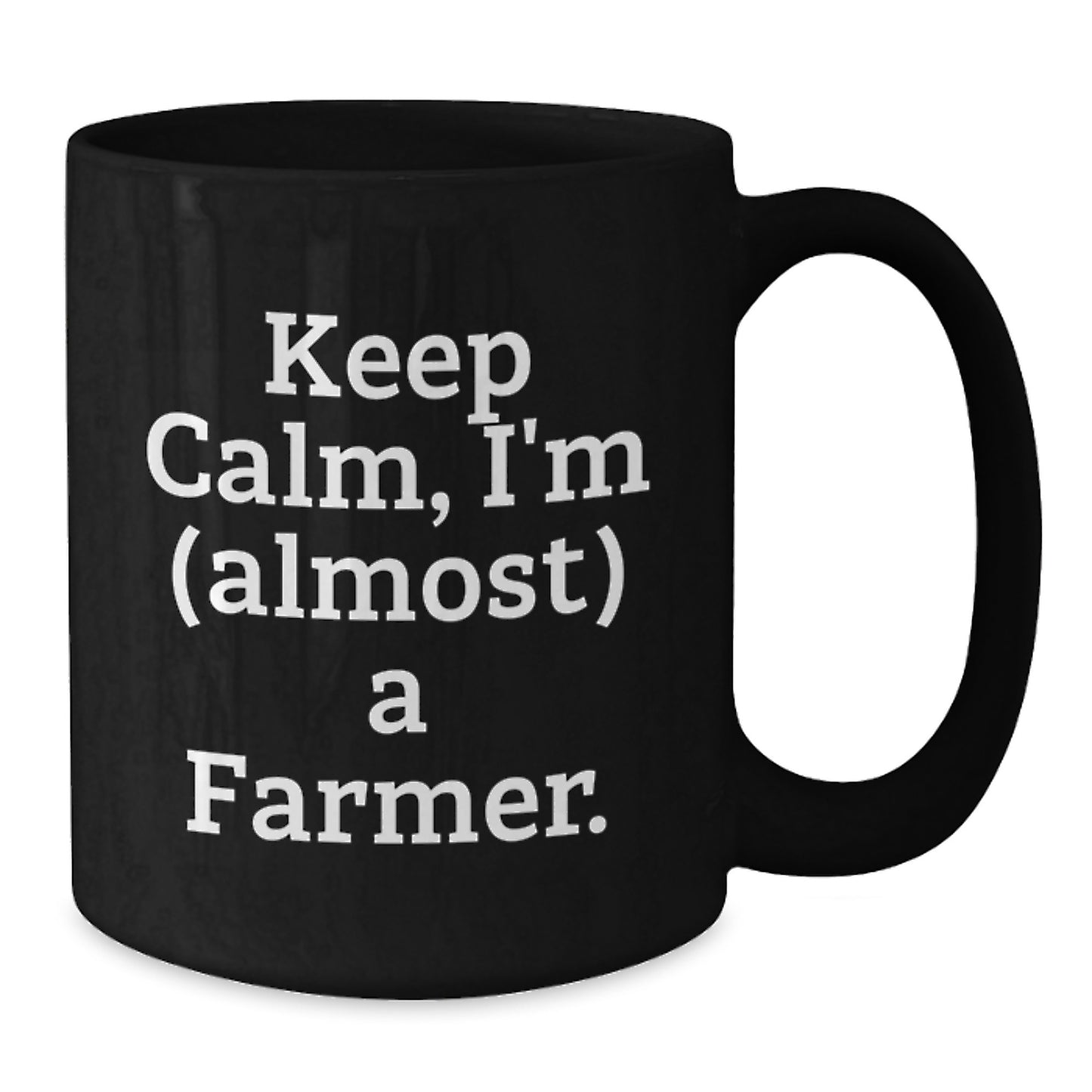 Funny Farmer Quotes Gifts for Men, Black Coffee Mug, Christmas Unique Presents from Friends or Family - Additional