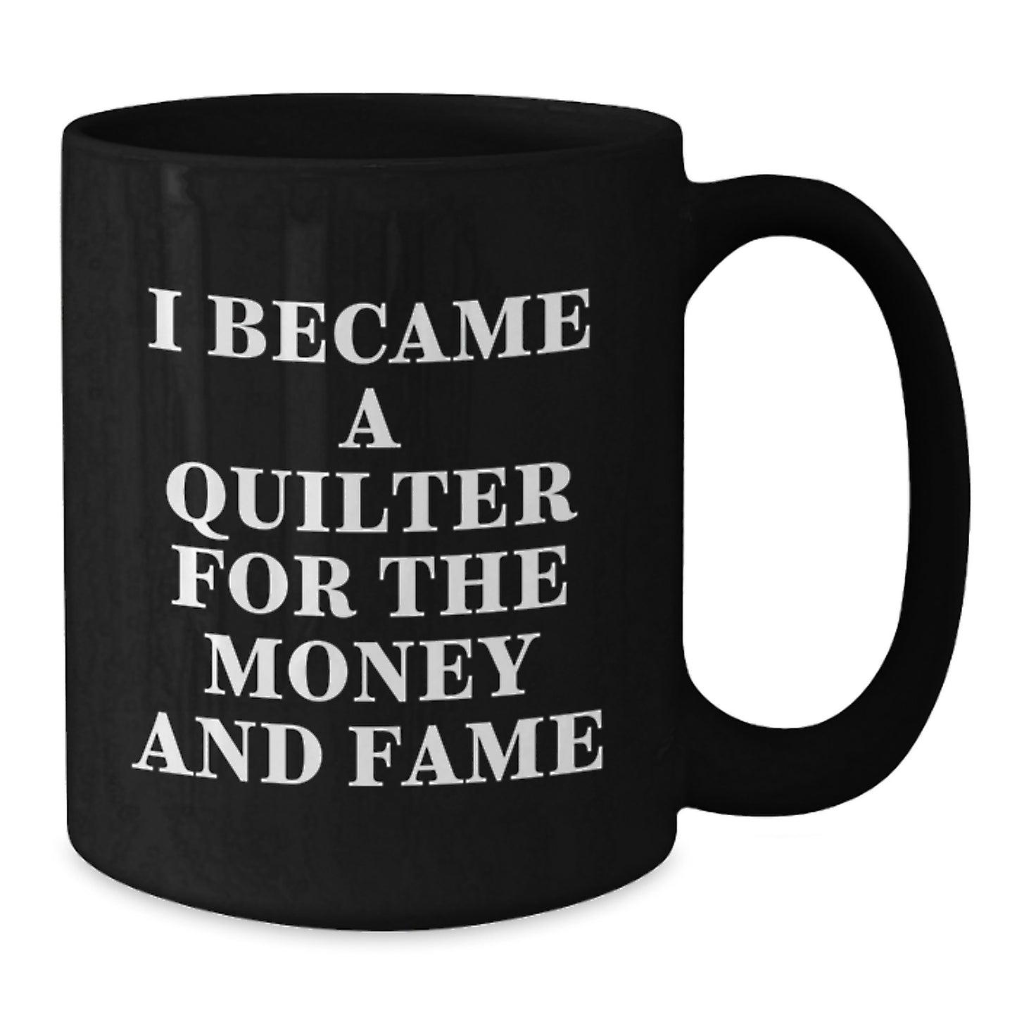 Funny Quilter Gifts from Friends, Quilting Humor Mugs for Women, Black Coffee Mug for Quilter's Valentine's Unique Gifts - Additional