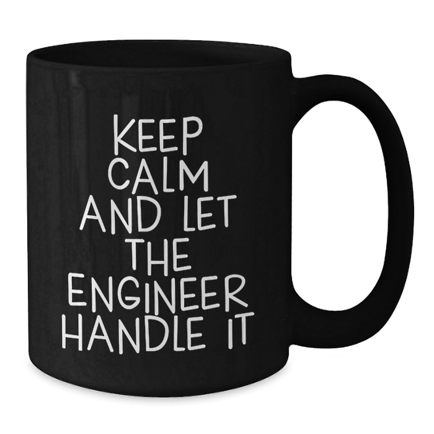 Funny Engineer Gifts from Men to Coworkers, Christmas Unique Gifts for Engineer Friends, Black Coffee Mug - Additional