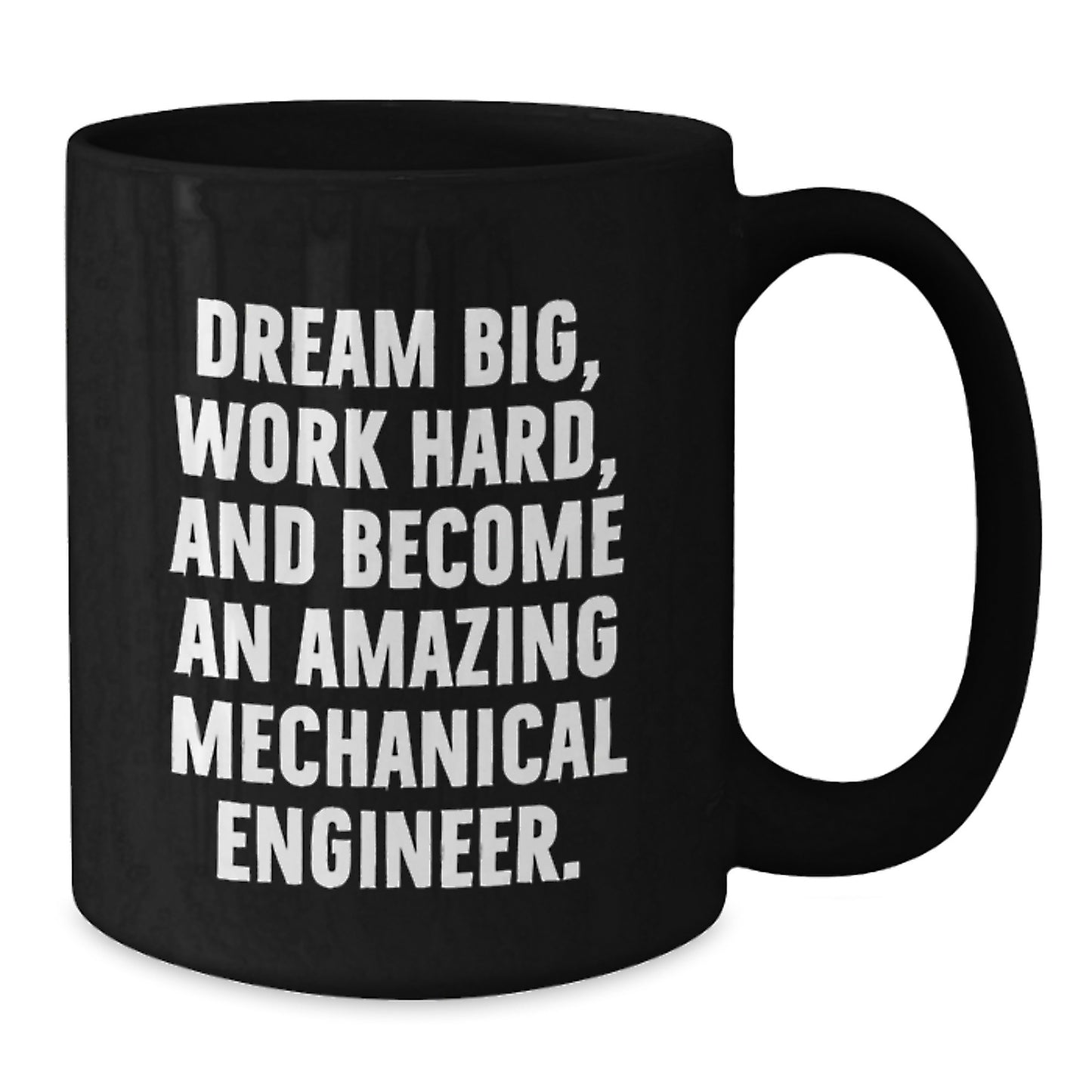 Gifts for Mechanical Engineer, Funny Inspirational Mugs for Christmas, Black Coffee Mug for Men from Friends - Additional