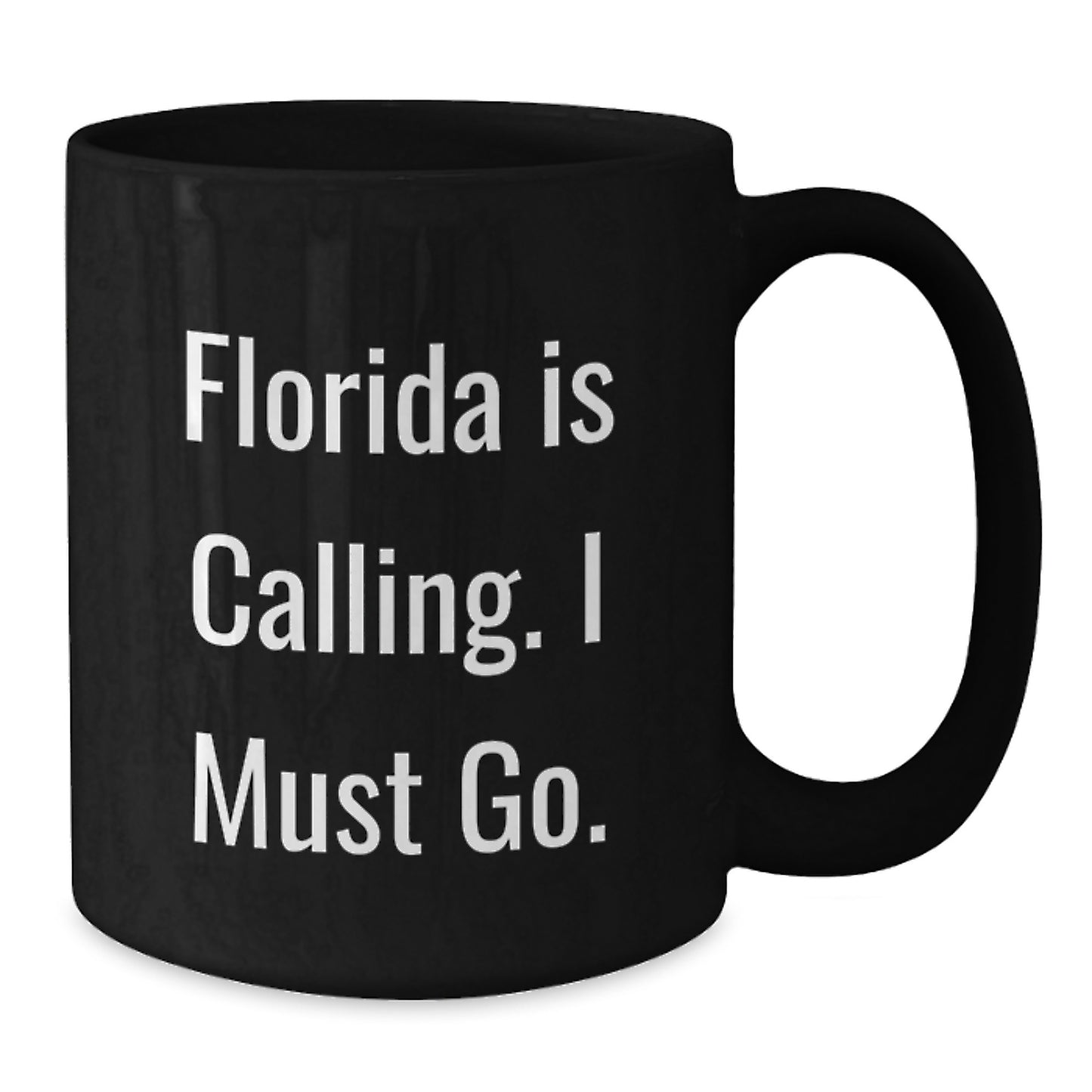 Florida Gifts for Friends, Florida Black Coffee Mugs with Funny Quote, Christmas Unique Gifts from Men to Family - Additional