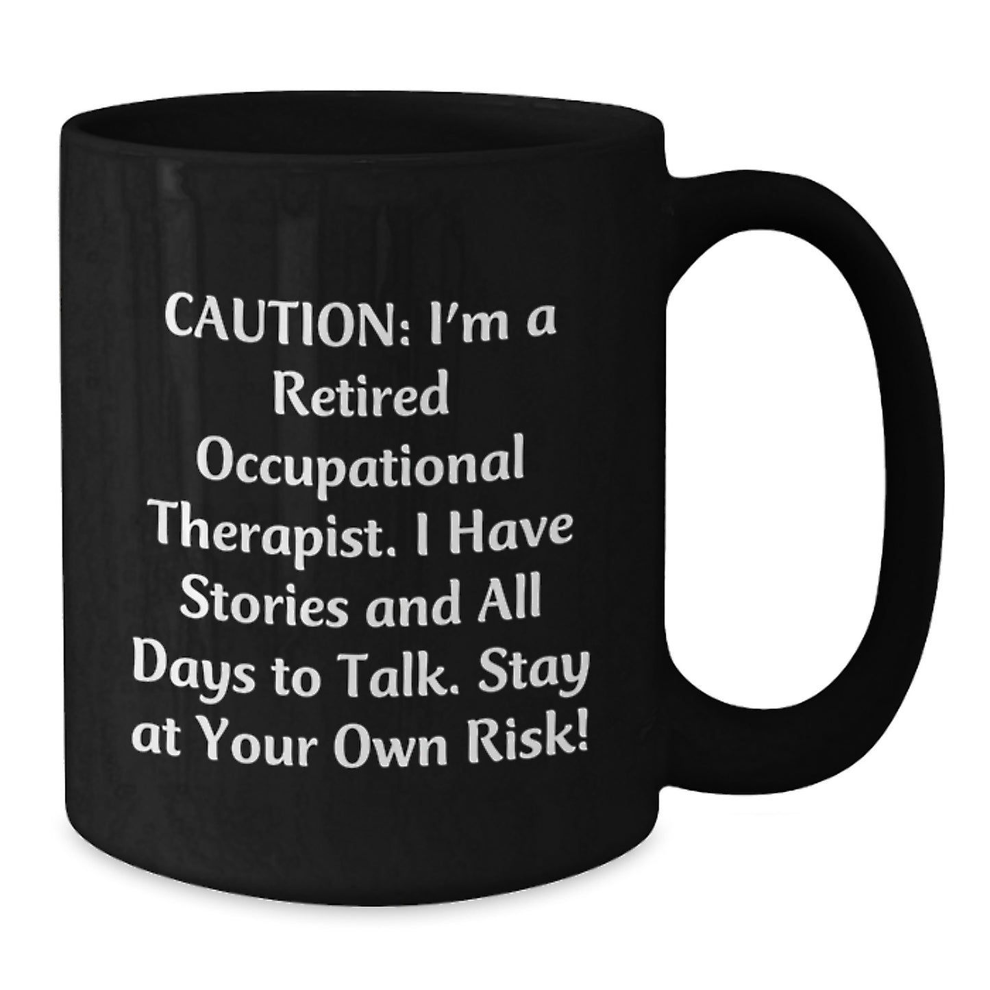 Gifts from Friends and Family for Occupational Therapist | Funny Black Coffee Mug with Christmas Unique Gifts - Additional