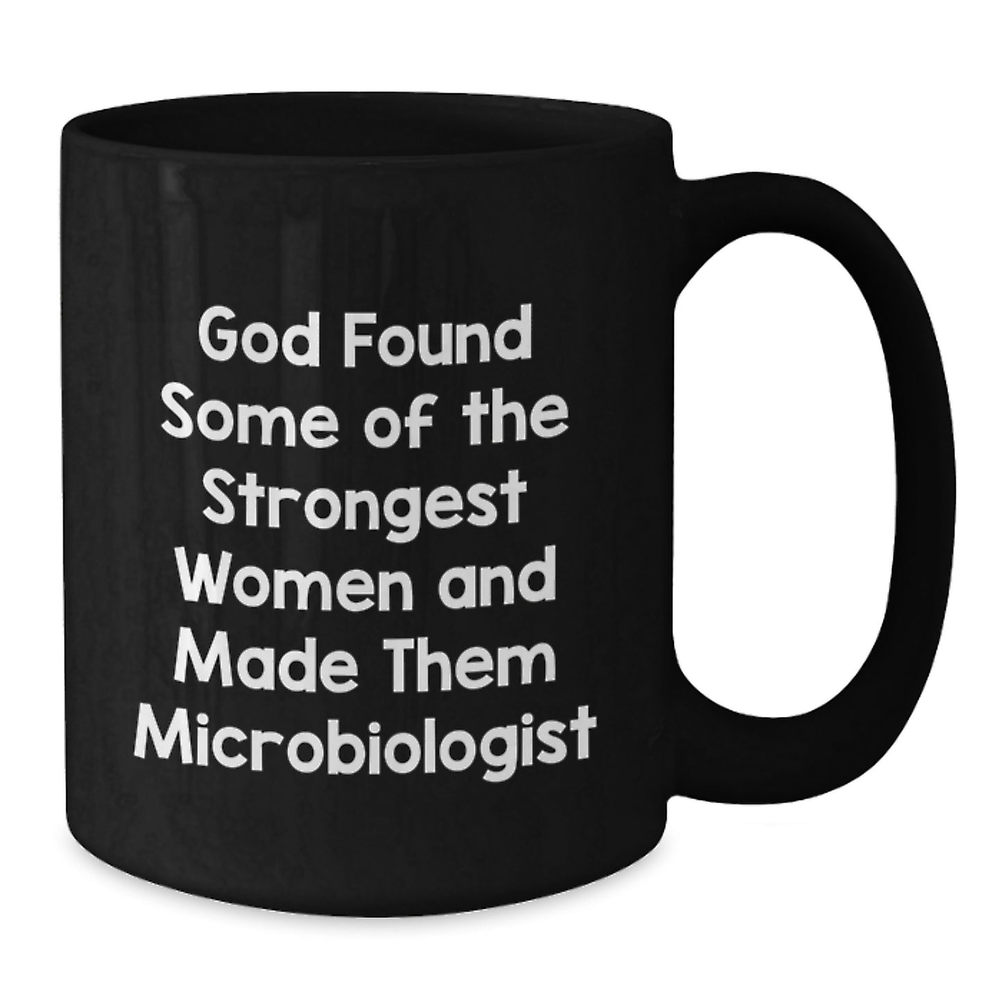 Funny Quote Inspired Microbiologist Black Coffee Mugs Gifts for Her, Christmas Unique Presents from Friends, Women, Family to Female Microbiologists - Additional