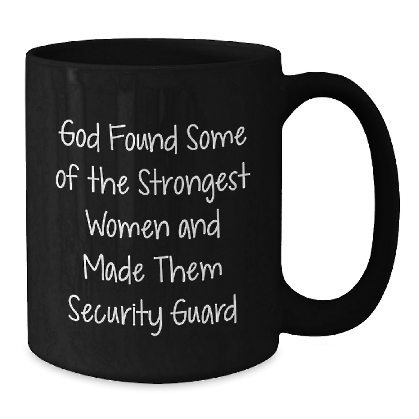 Funny Security Guard Black Coffee Mugs Gifts for Women from Family, Inspirational Christmas Unique Mugs for Security Guard Men, Women, Friends - Additional