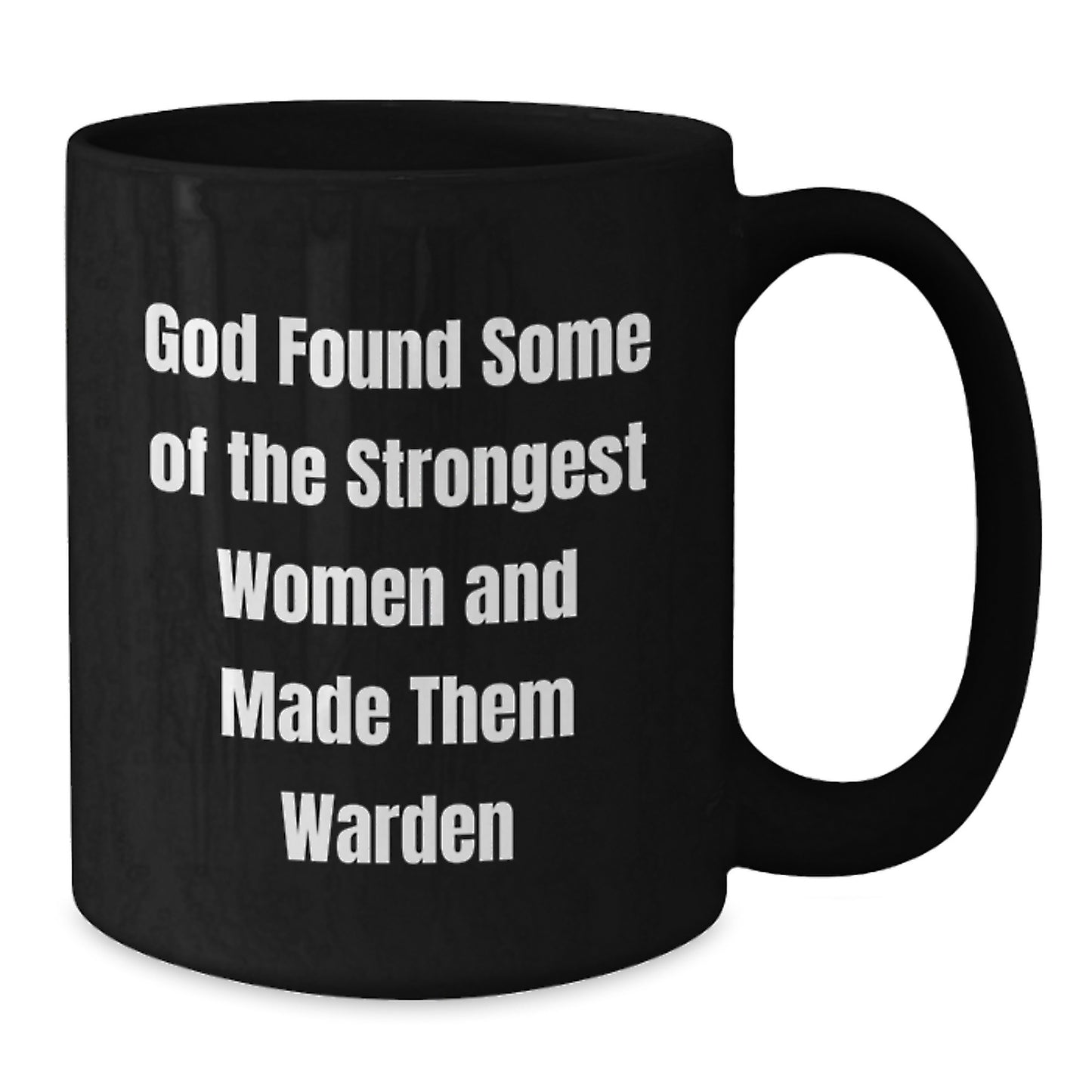 Warden Appreciation Gifts for Women, Funny Quote Black Coffee Mug, Inspirational Gifts from Women for Warden, Graduation Unique Gifts from Family, Friends, Coworkers - Additional