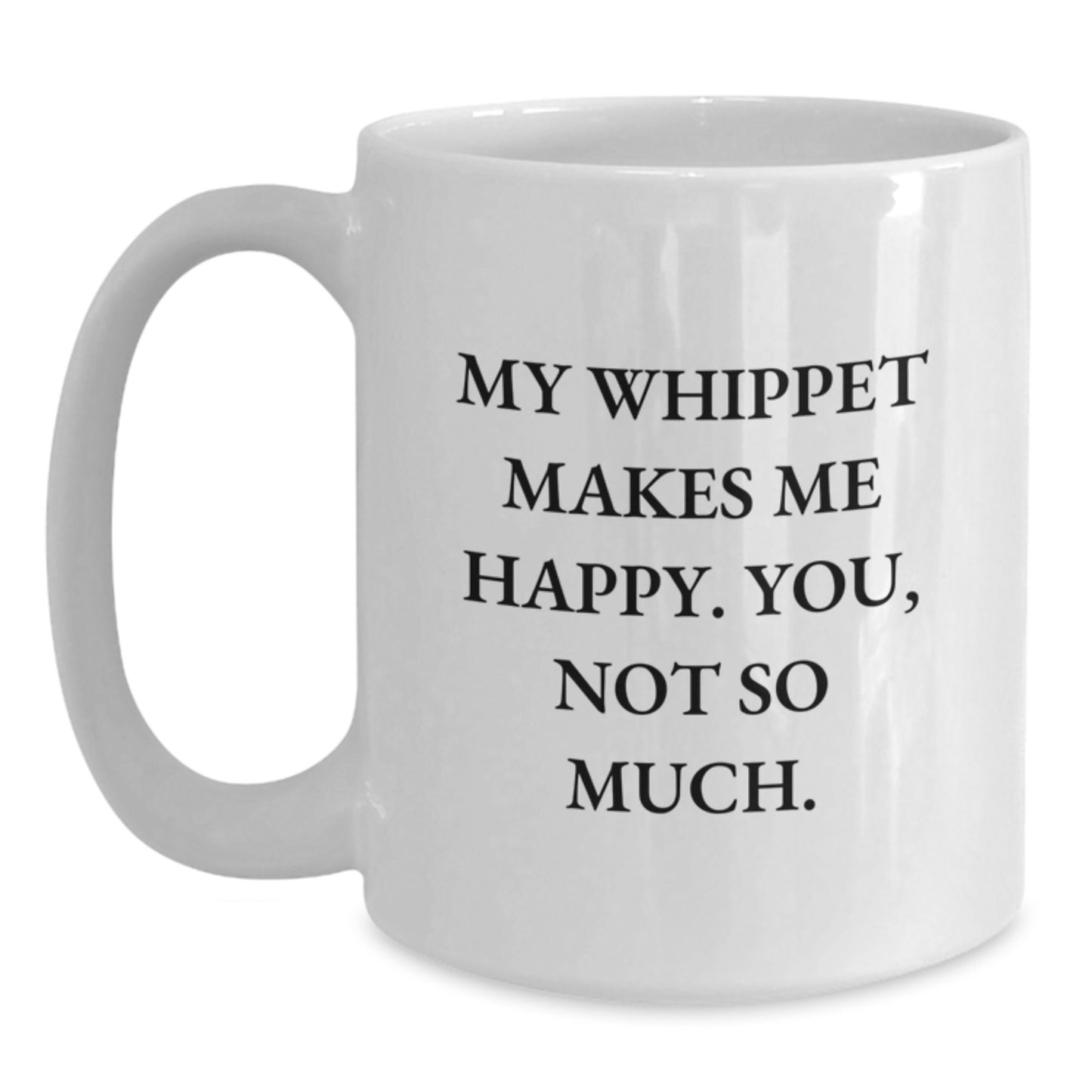 Whippet Dog Lovers Funny Gifts from Men to Family for Graduation Unique White Coffee Mugs - Main