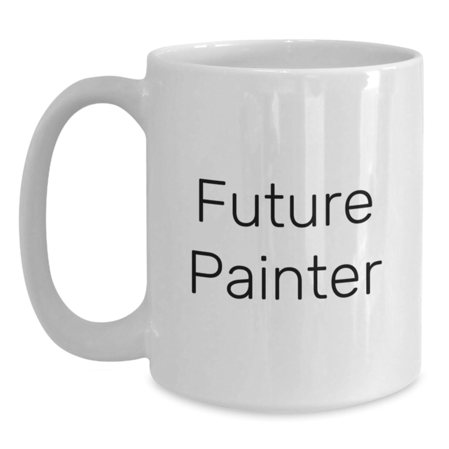 Funny Future Painter White Coffee Mugs Gifts for Painter Friends and Family - Gifts from Parents to Painter Son or Daughter - Unique Christmas Unique Gifts for Painter Lover - Main