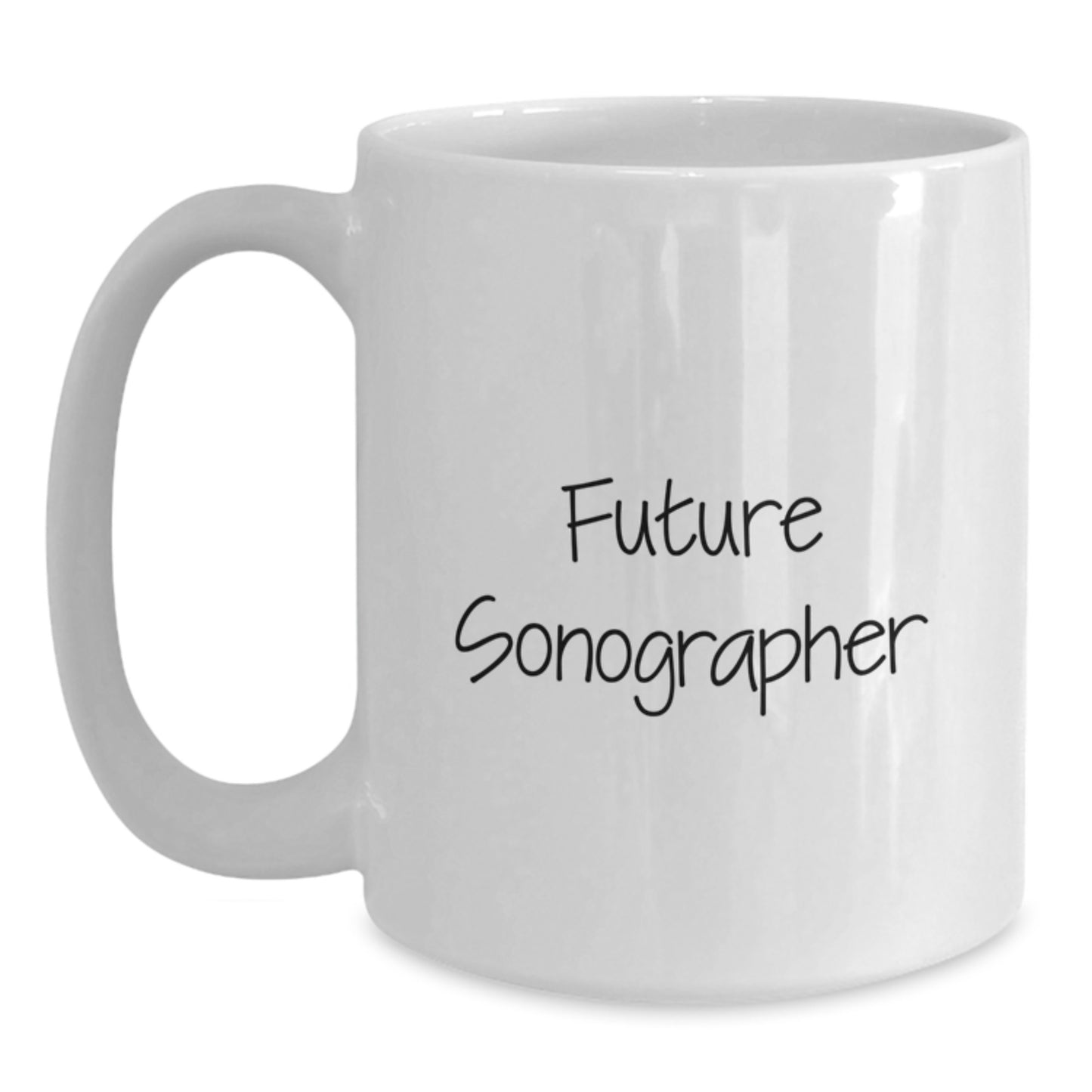 Funny Sonographer Gifts for Future Sonographers, White Coffee Mugs, Christmas Unique Gifts from Friends, Family, or Coworkers for Men or Women - Main