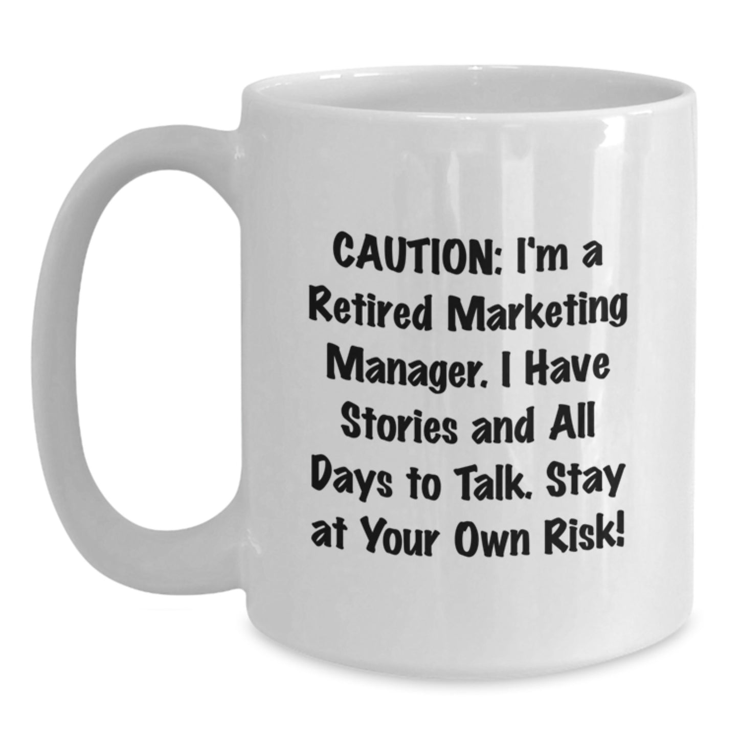 Funny Marketing Manager White Coffee Mugs for Christmas Unique Gifts from Friends - Main