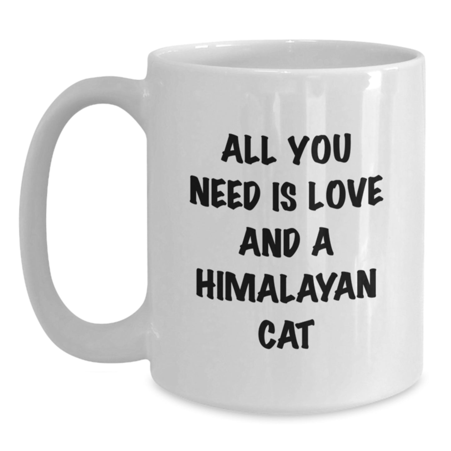 Himalayan Cat Gifts, Funny White Coffee Mug for Graduation, Gifts from Family, Ideal Gifts for Himalayan Cat Lovers - Main