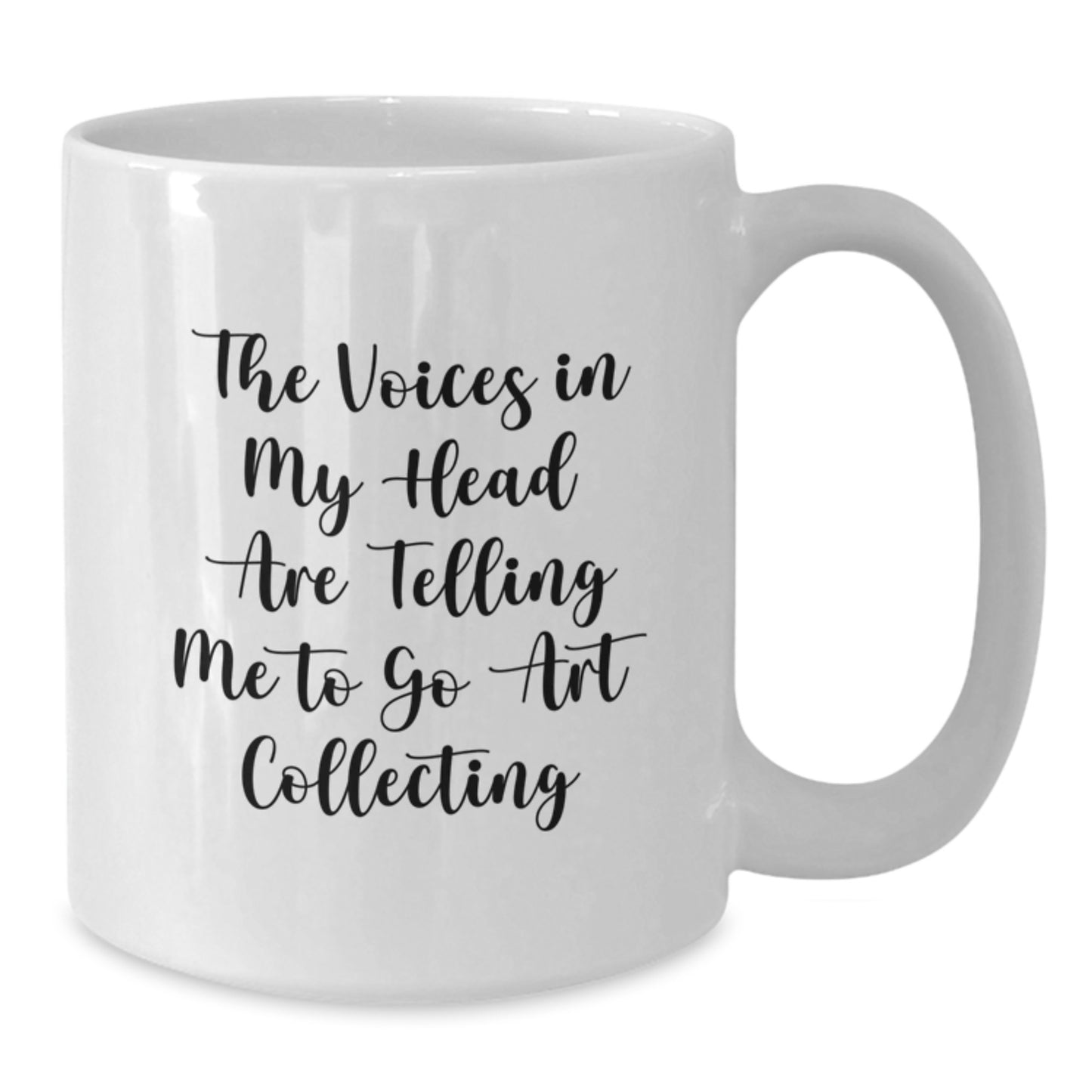 Funny Art Collecting Mugs for Friends, Unique White Coffee Mug Gifts from Women to Art Collecting Lovers - Additional