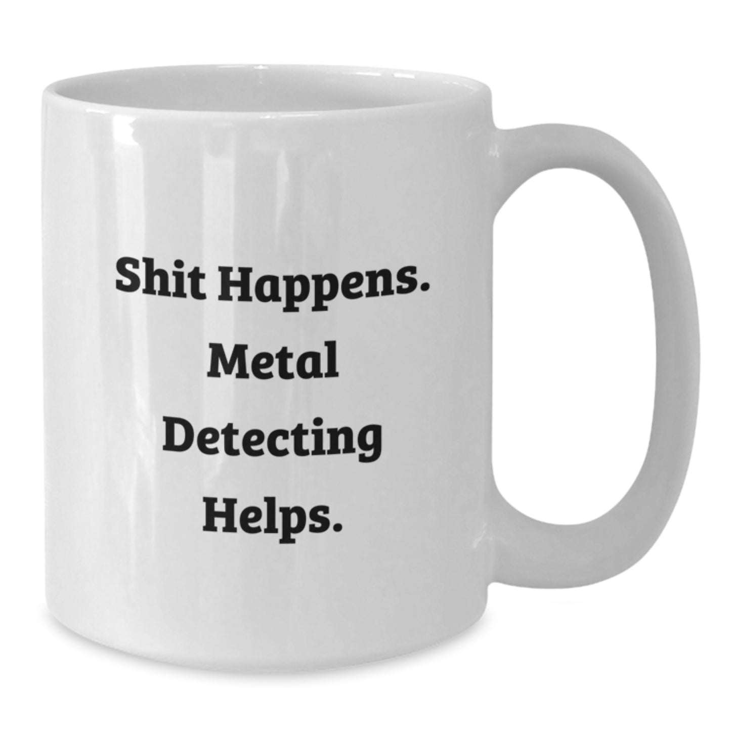 Funny Metal Detecting White Coffee Mug Gifts for Metal Detecting Enthusiasts from Friends at Christmas - Additional
