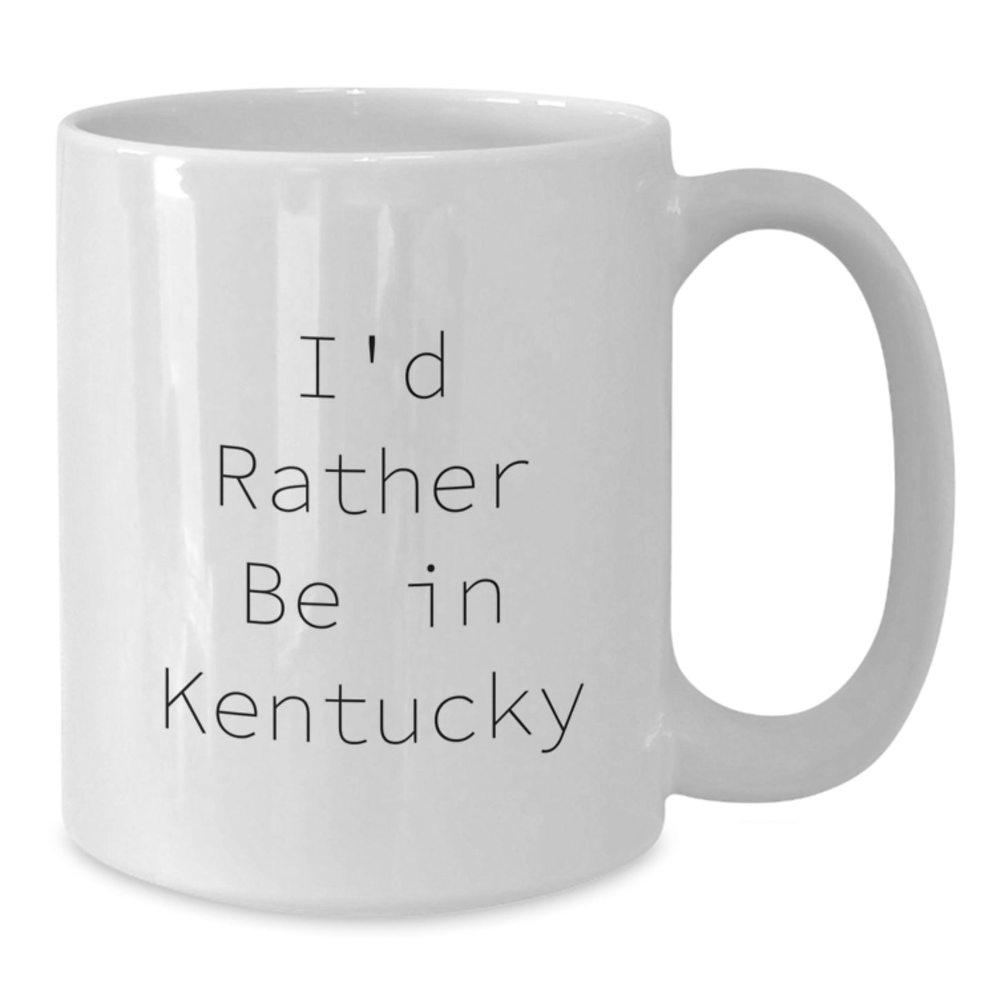 Funny I'd Rather Be in Kentucky White Coffee Mugs Gifts for Kentucky Lovers from Friends and Family - Additional