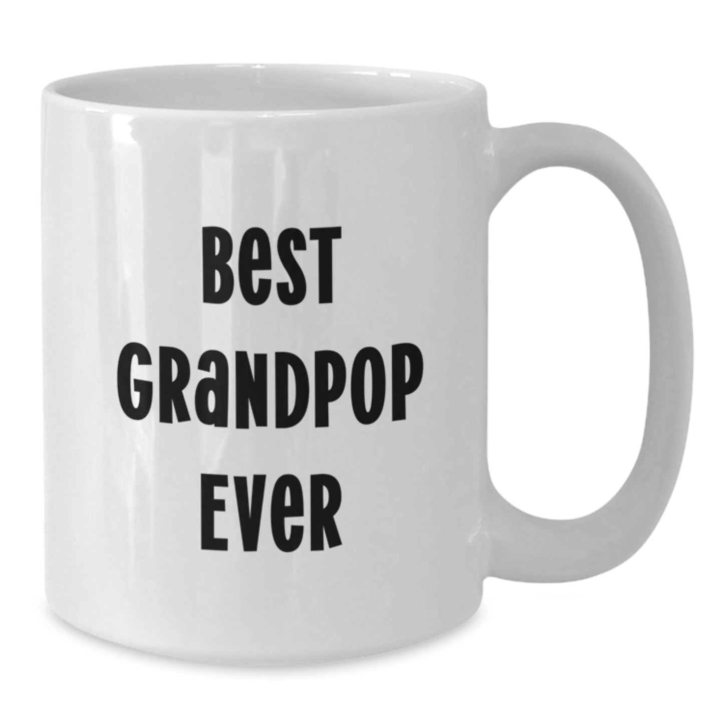 Funny Grandpop Gifts Ideas for Men, White Coffee Mug, Best Grandpop Ever, Christmas Unique Gifts from Grandparents to Grandpop - Additional