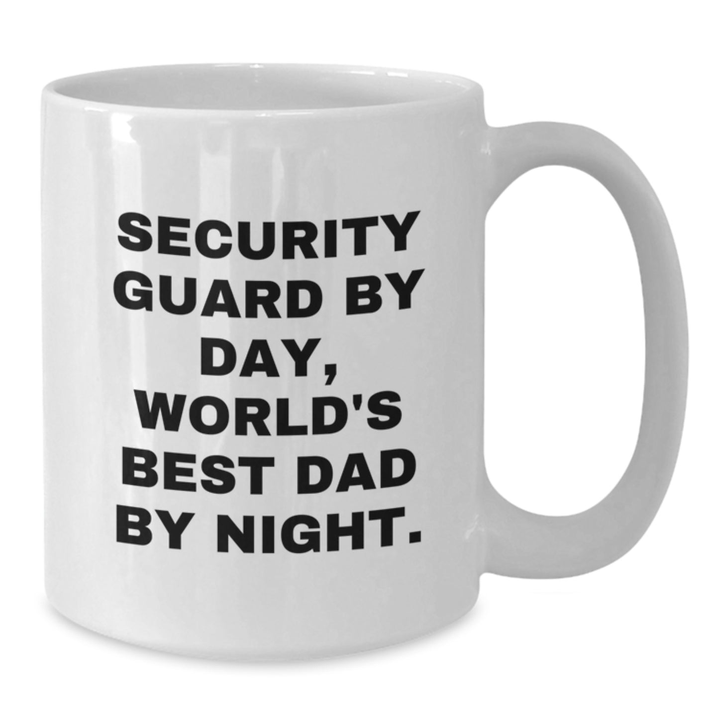 Funny Security Guard White Coffee Mug, Gifts from Dad for Security Guard Valentine's Unique - Additional