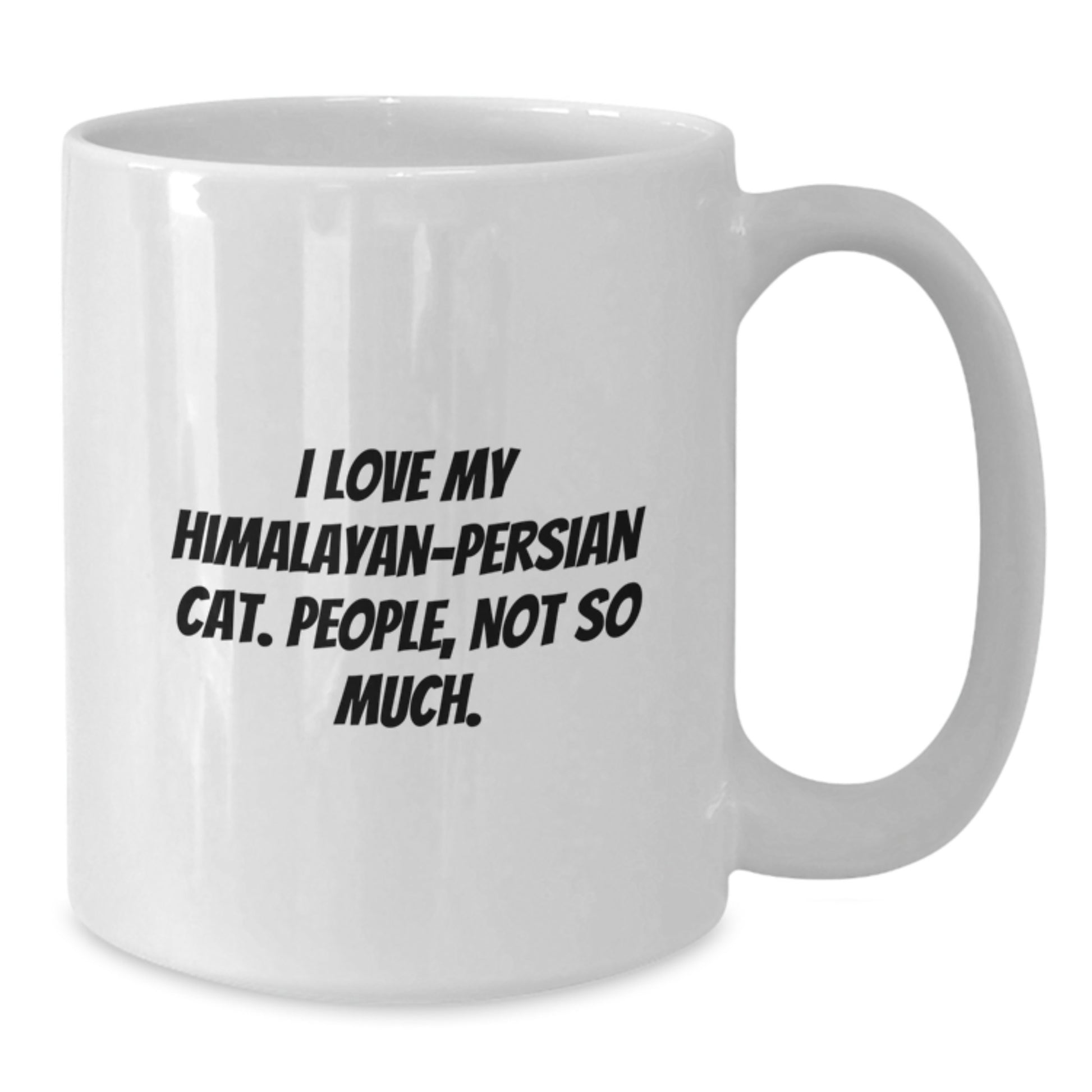 Himalayan-Persian Cat Lover's Funny Quote White Coffee Mug, Gifts from Friends, Gifts for Himalayan-Persian Cat Enthusiasts, Birthday Unique Presents - Additional