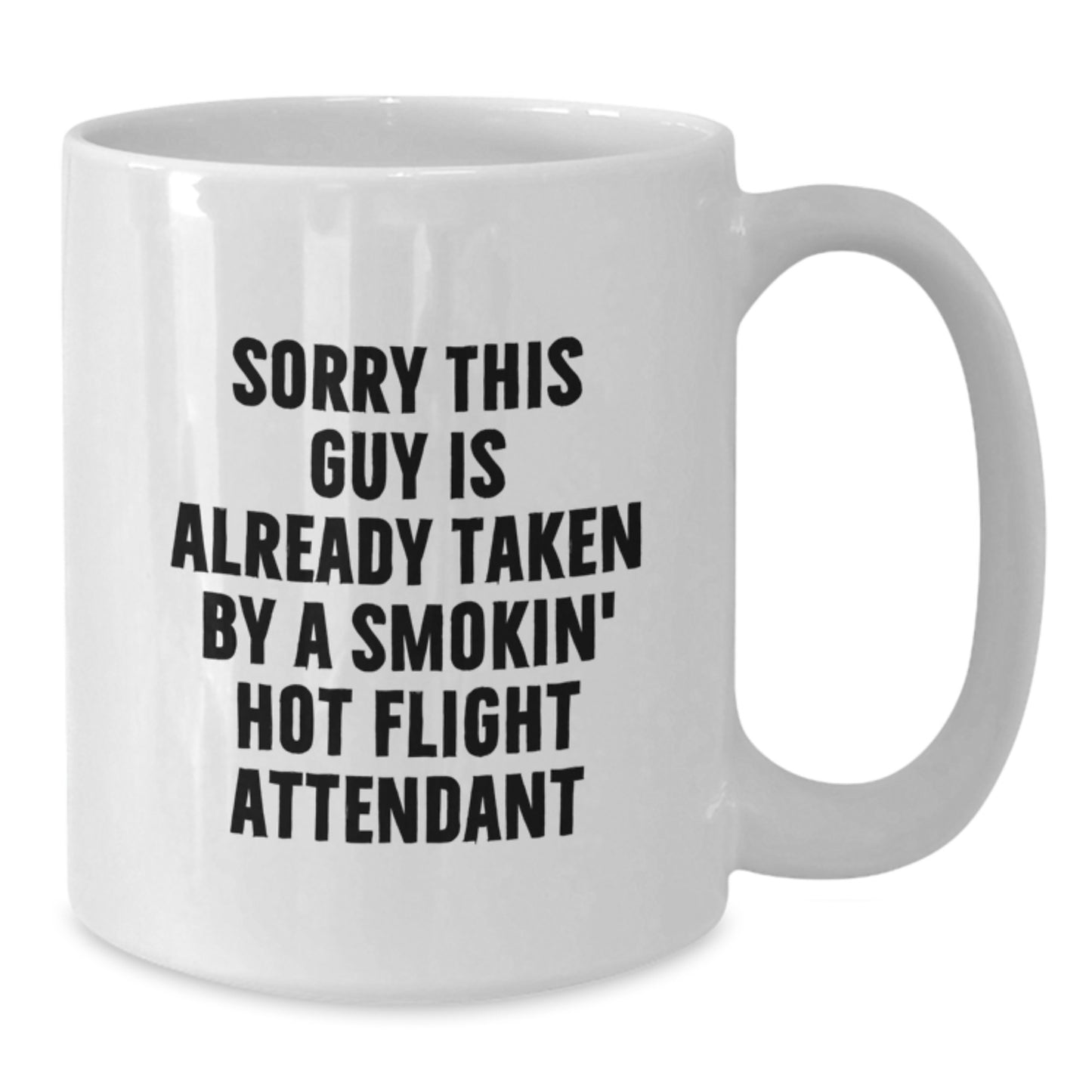 Flight Attendant Gifts, White Coffee Mug, Funny Quote, Graduation Unique Gifts from Friends - Additional