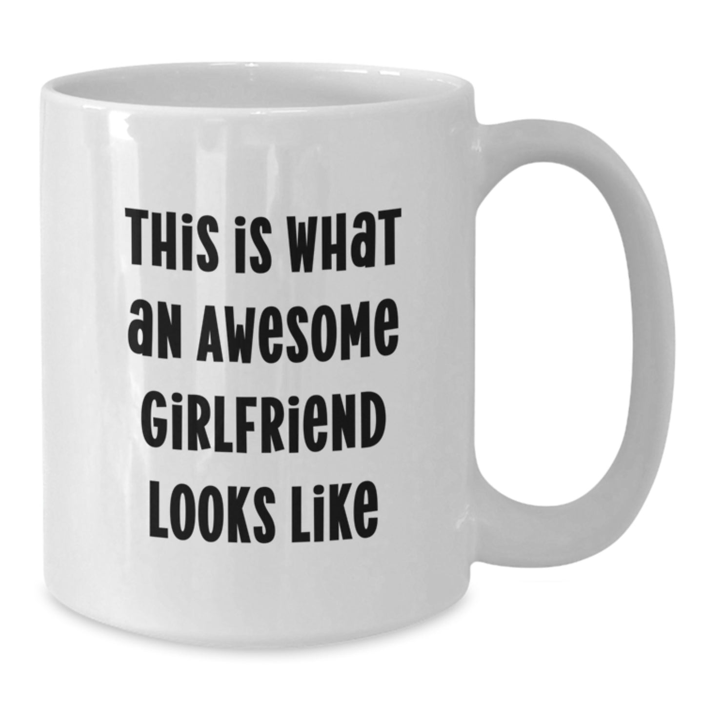 Funny White Coffee Mug for Sweetheart's Graduation Gifts from Men to Women, 'This Is What An Awesome Sweetheart Looks Like' Quote, Personalized Gifts for Sweethearts - Additional