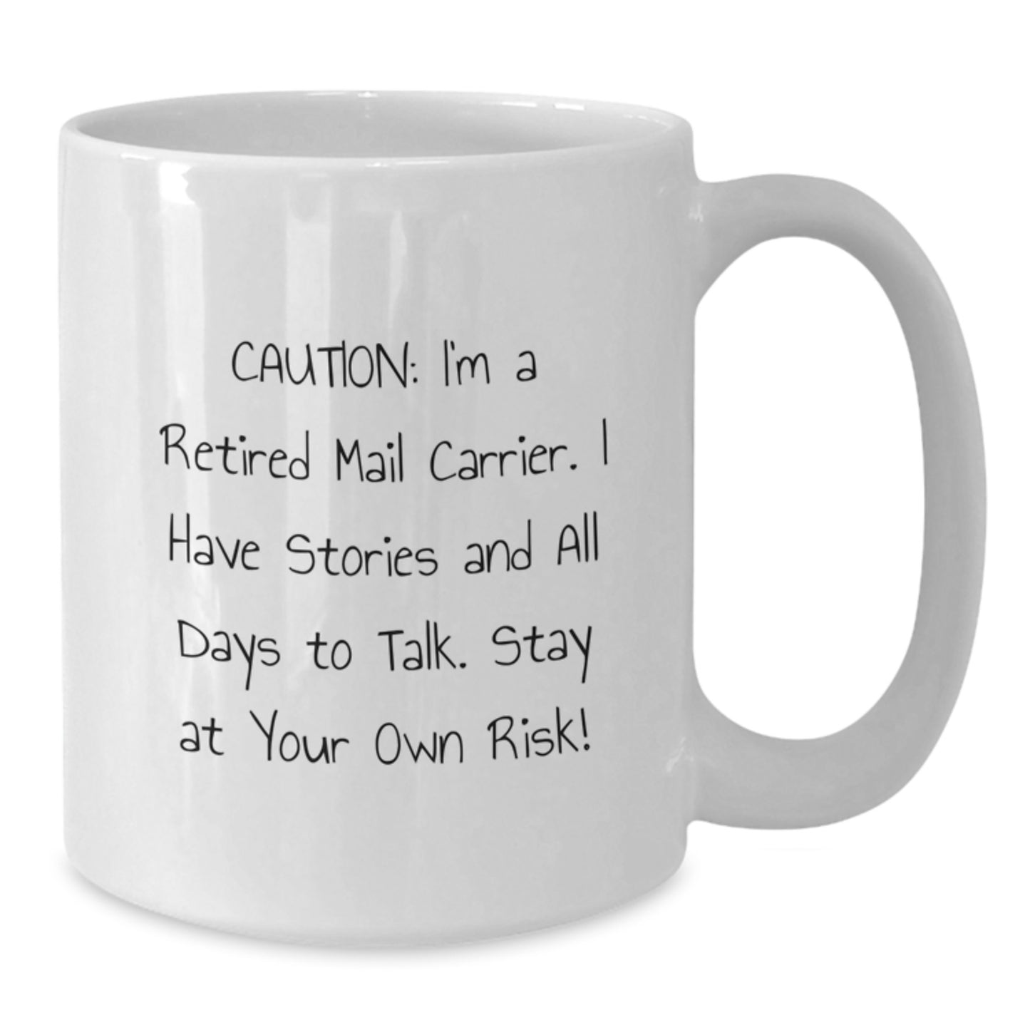 Funny Mail Carrier Mug Gifts for Men from Friends and Family - Stay at Your Own Risk! - Additional