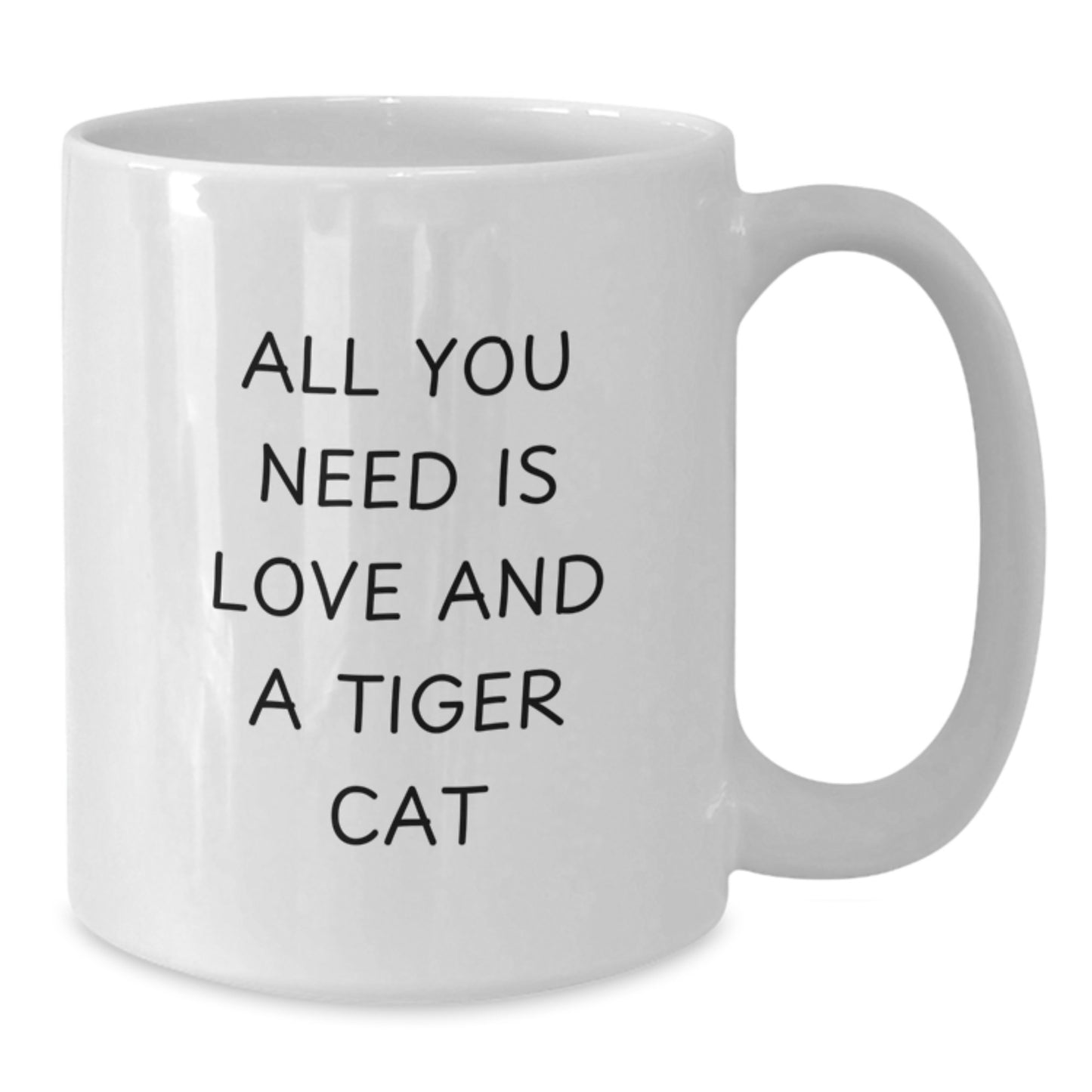 Tiger Cat White Coffee Mugs Funny Gifts from Men to Women Friends Family for Christmas Unique Unique - Additional