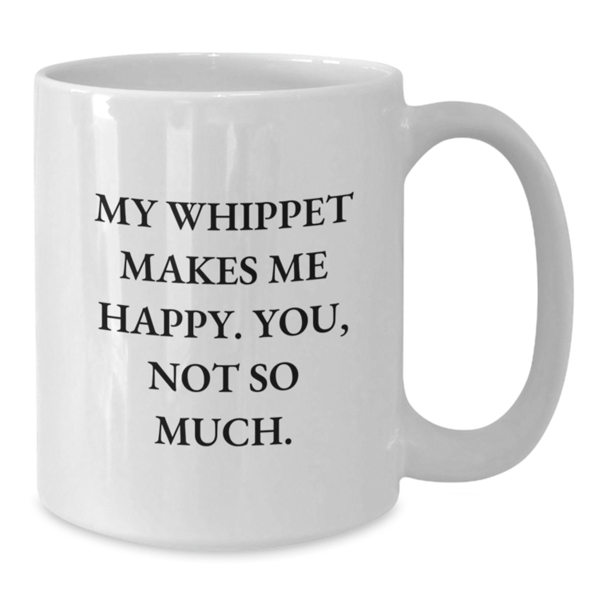Whippet Dog Lovers Funny Gifts from Men to Family for Graduation Unique White Coffee Mugs - Additional