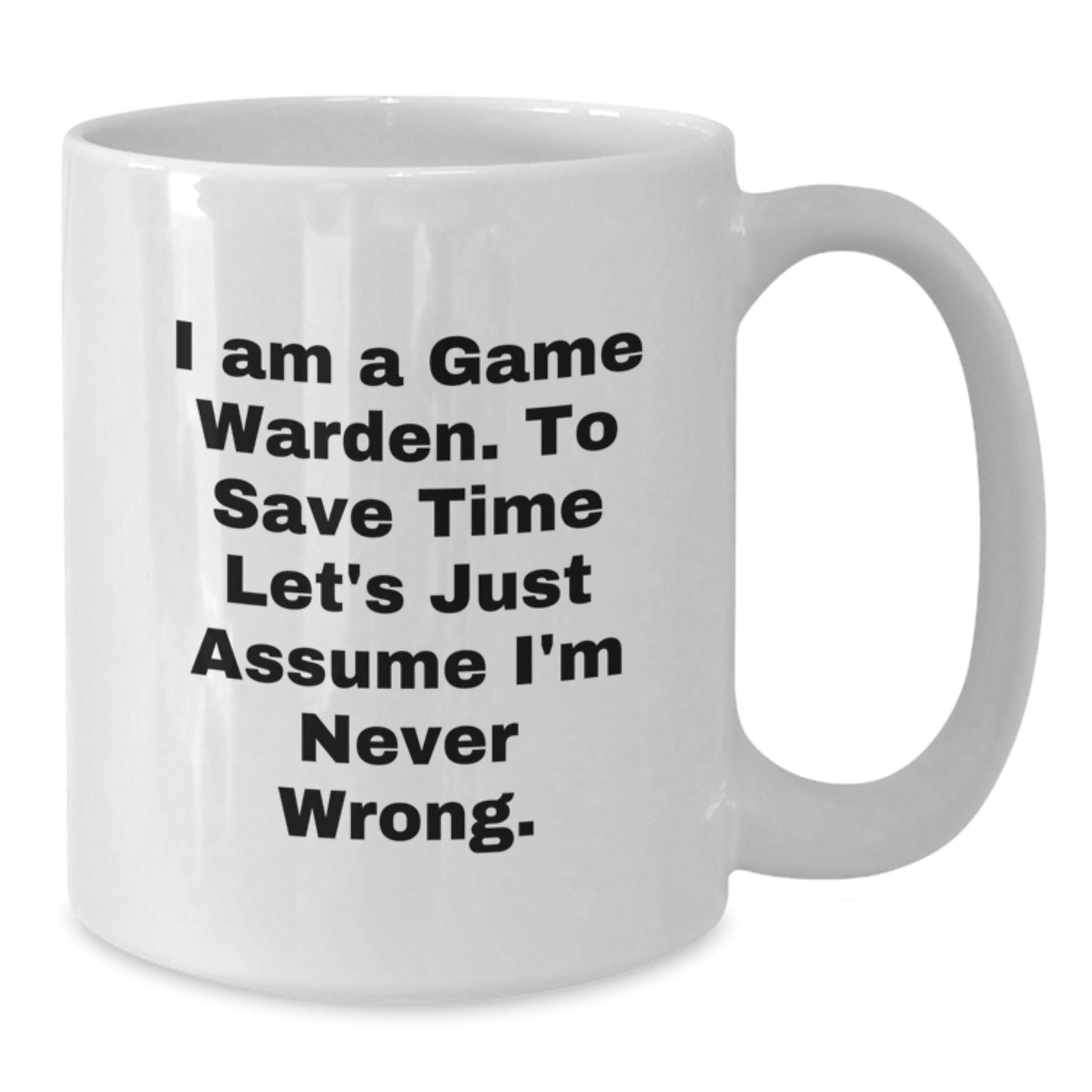 Funny Game Warden Mugs Gifts from Men to Family Members at Christmas Unique - Additional