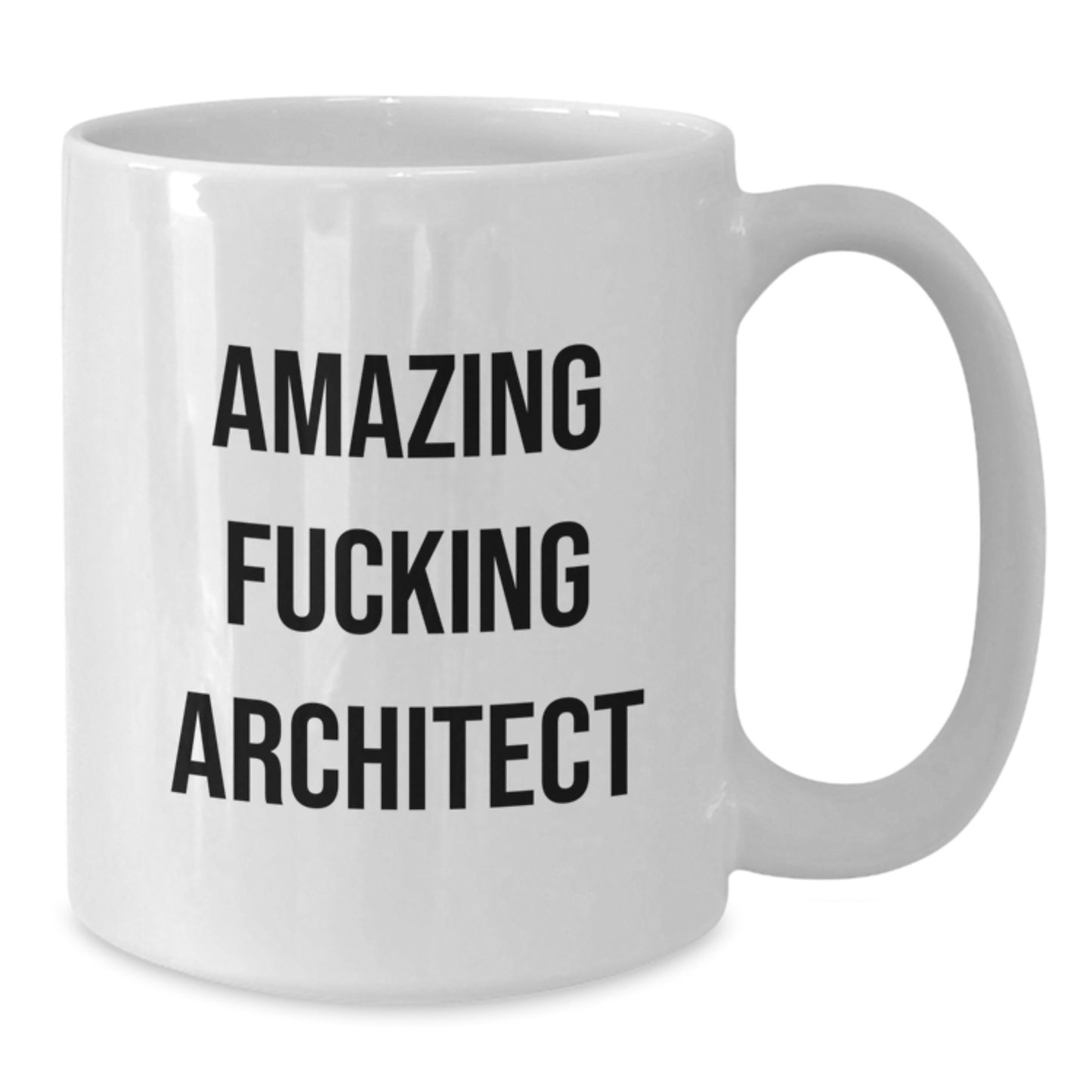 Funny Architect Gifts for Men, Women, Friends, Coworkers, Family - Unique White Coffee Mug with Amazing F--king Architect Quote Christmas Unique Gifts - Additional