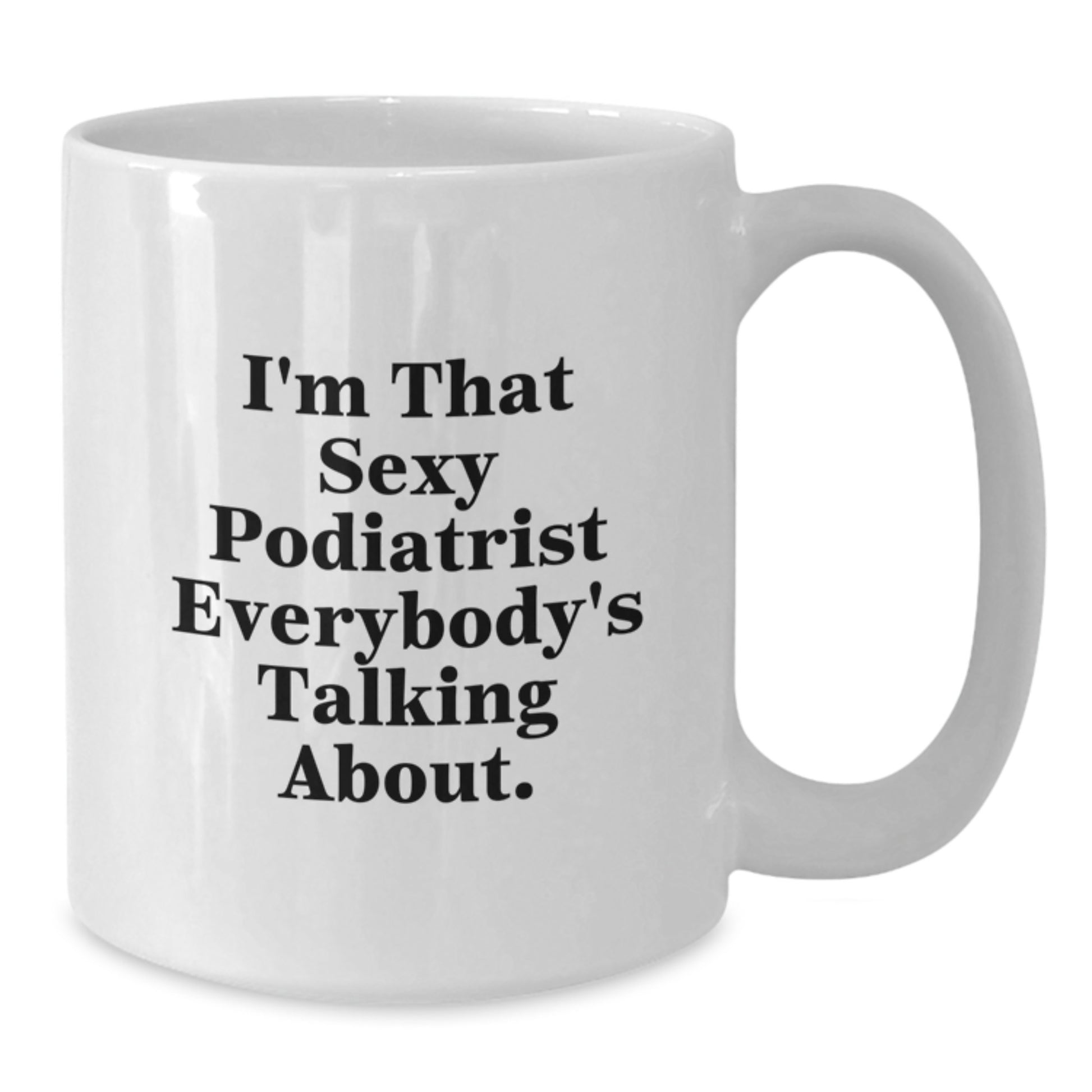 Funny Podiatrist Gifts for Christmas Unique White Coffee Mug from Friends - Additional