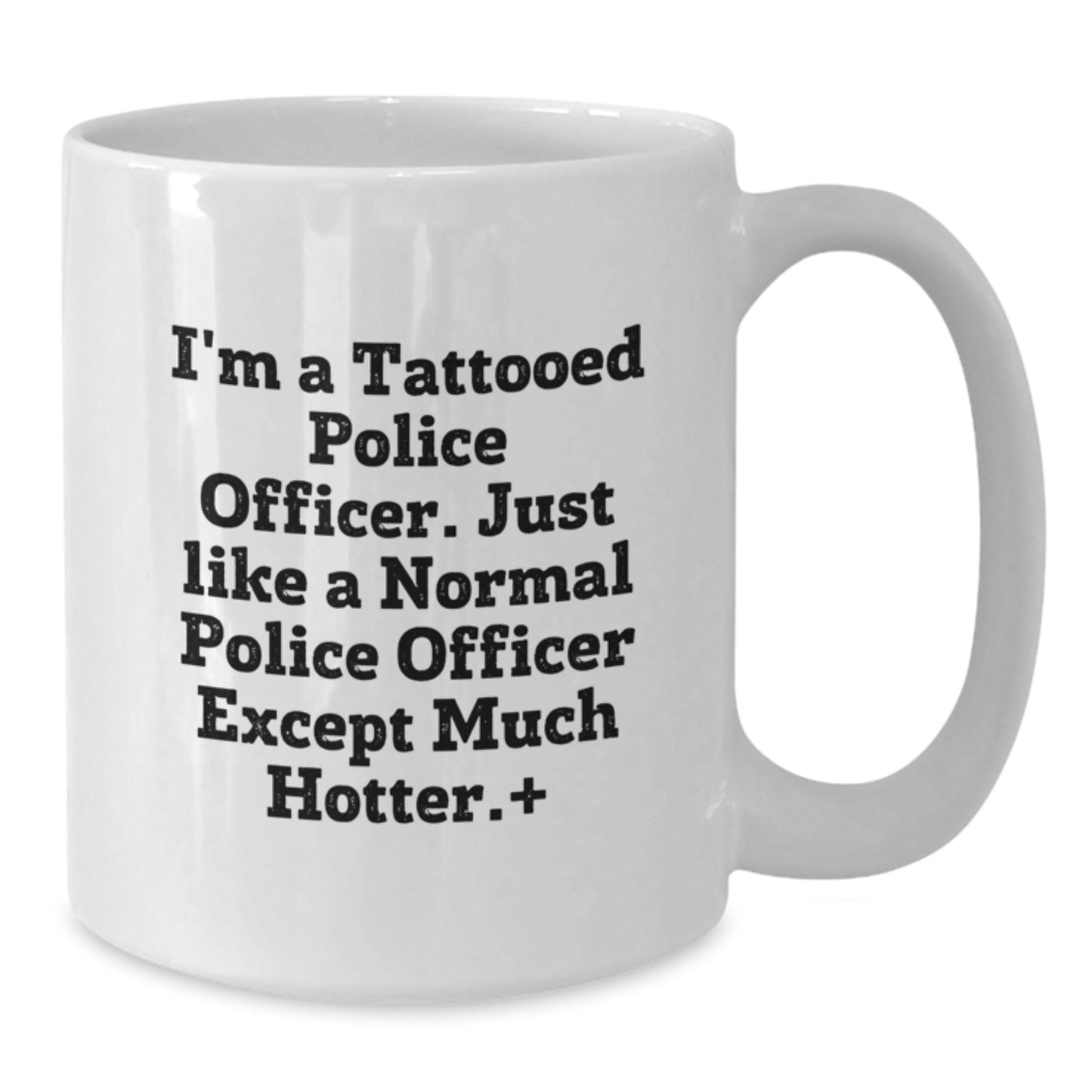 Funny Police Officer Gifts, White Coffee Mugs for Police Officer, Unique Christmas Unique Gifts from Men to Police Officer - Additional