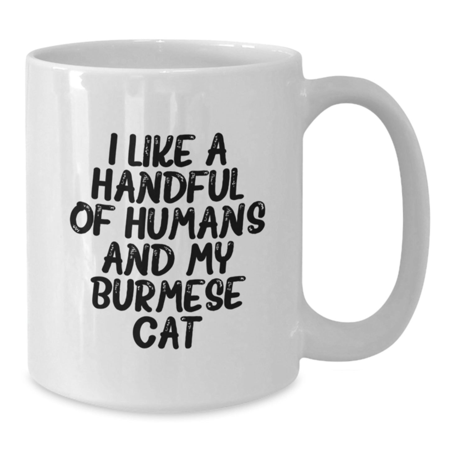 Funny Burmese Cat Lovers Gifts White Coffee Mug Unique Christmas Memorable Present for Him - Additional