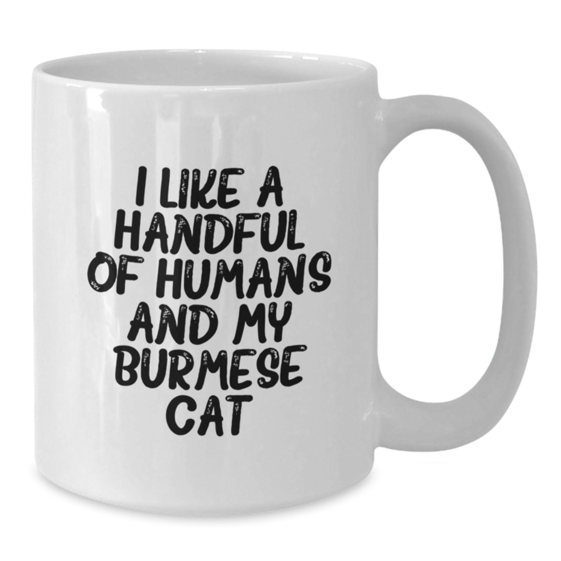 Funny Burmese Cat Lovers Gifts White Coffee Mug Unique Christmas Memorable Present for Him - Additional
