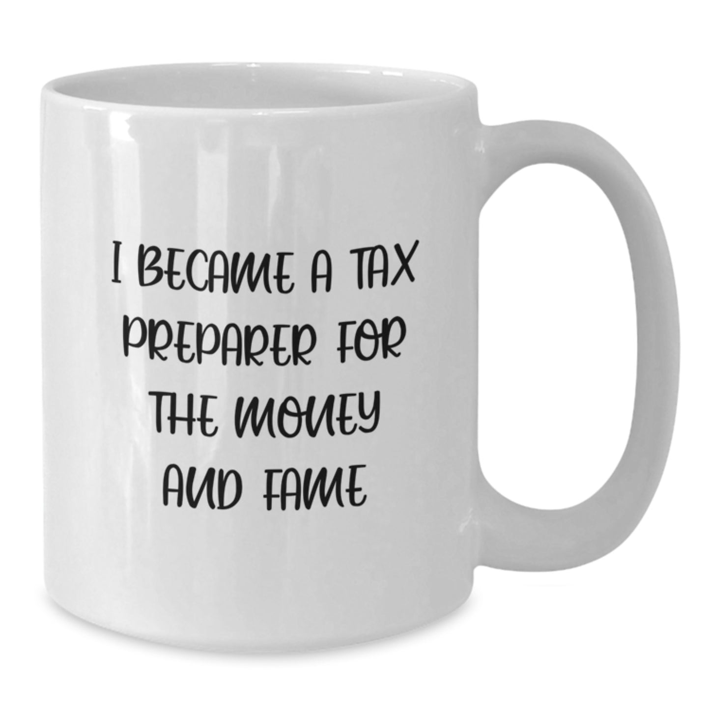 Funny Tax Preparer White Coffee Mug Gifts for Tax Preparer, Unique Christmas Unique Gifts from Friends to Tax Preparer, White Ceramic Mug - Additional