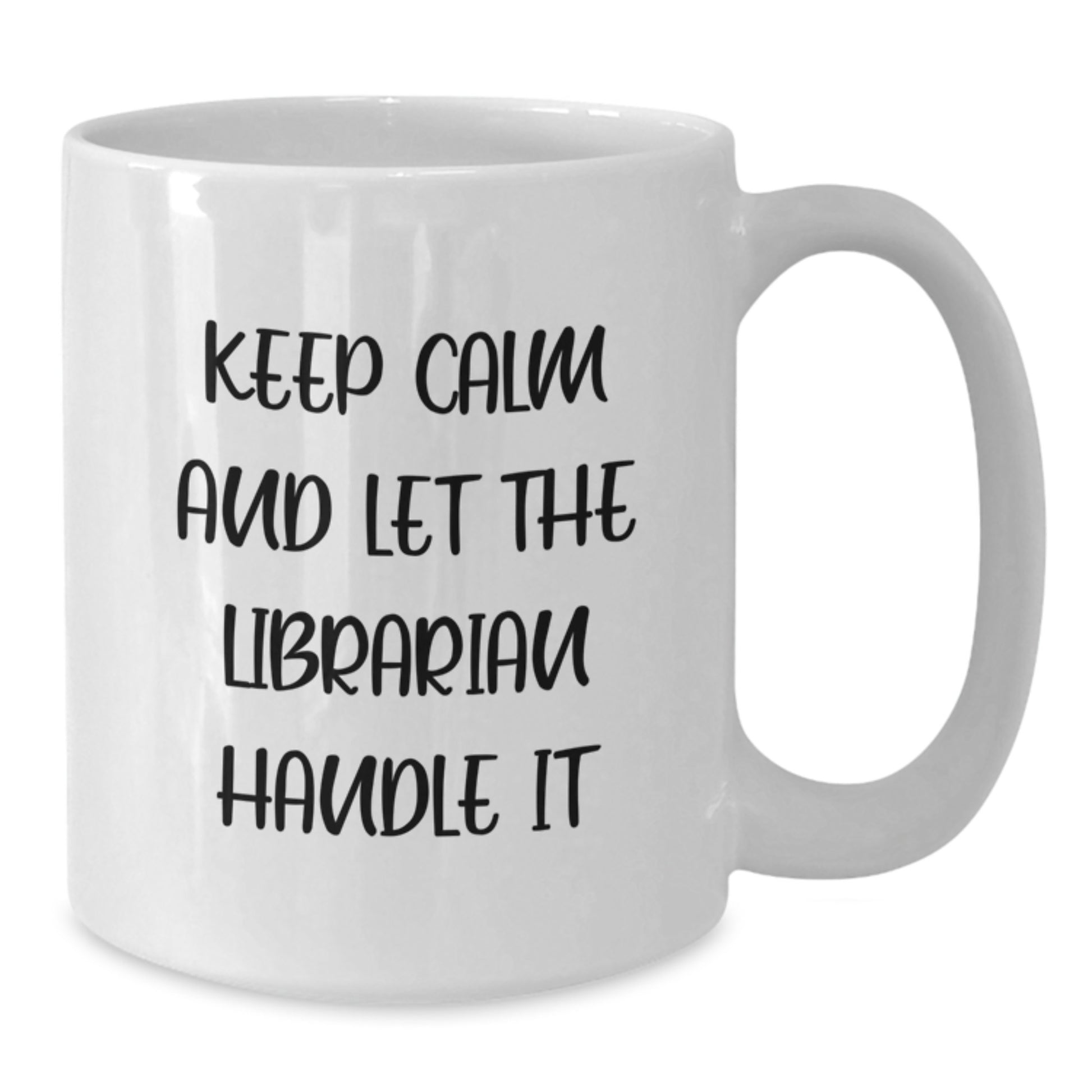 Funny Librarian White Coffee Mug, Christmas Unique Gifts from Men, Women, Friends, Coworkers, Family to Librarian, Librarian Lover, Bookworm, Christmas Morning Coffee - Additional