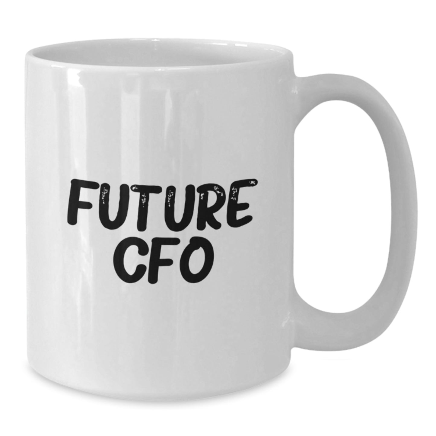 Funny Future CFO White Coffee Mug Gifts from Friends, Coworkers, Family for Graduation, Inspirational Quote - Additional