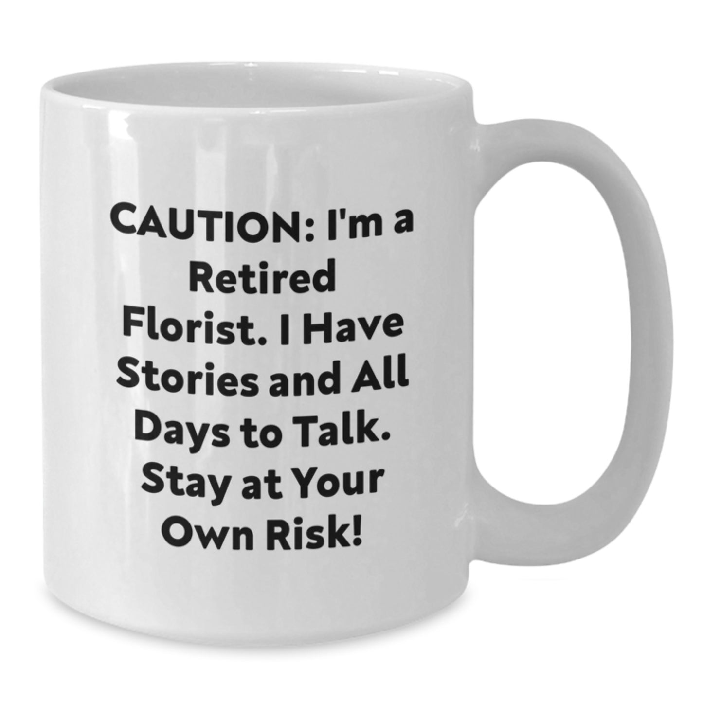 Funny Florist Gifts from Friends, White Coffee Mug for Florist, Christmas Unique Gifts - Additional