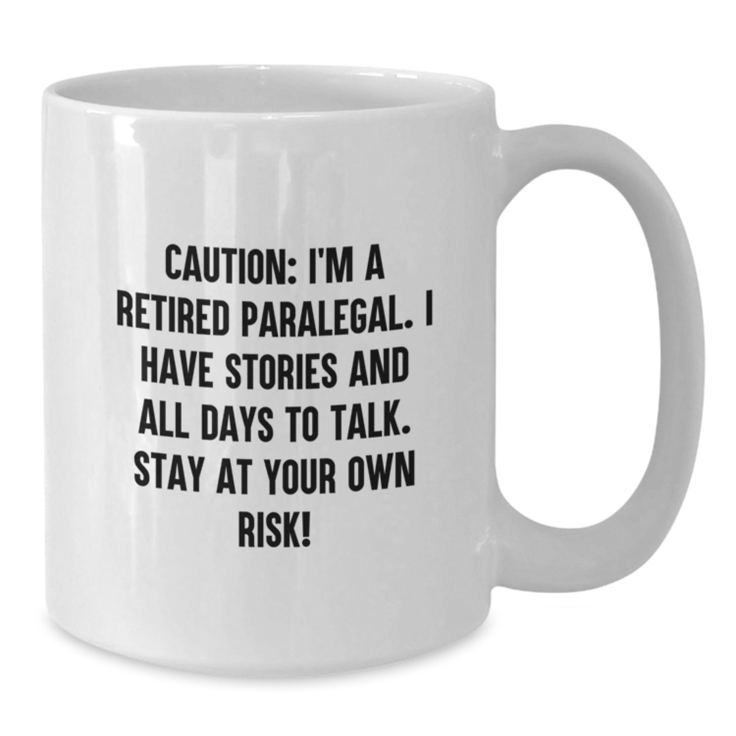 Funny Paralegal Gifts from Friends Christmas Unique Paralegal White Coffee Mugs - Additional