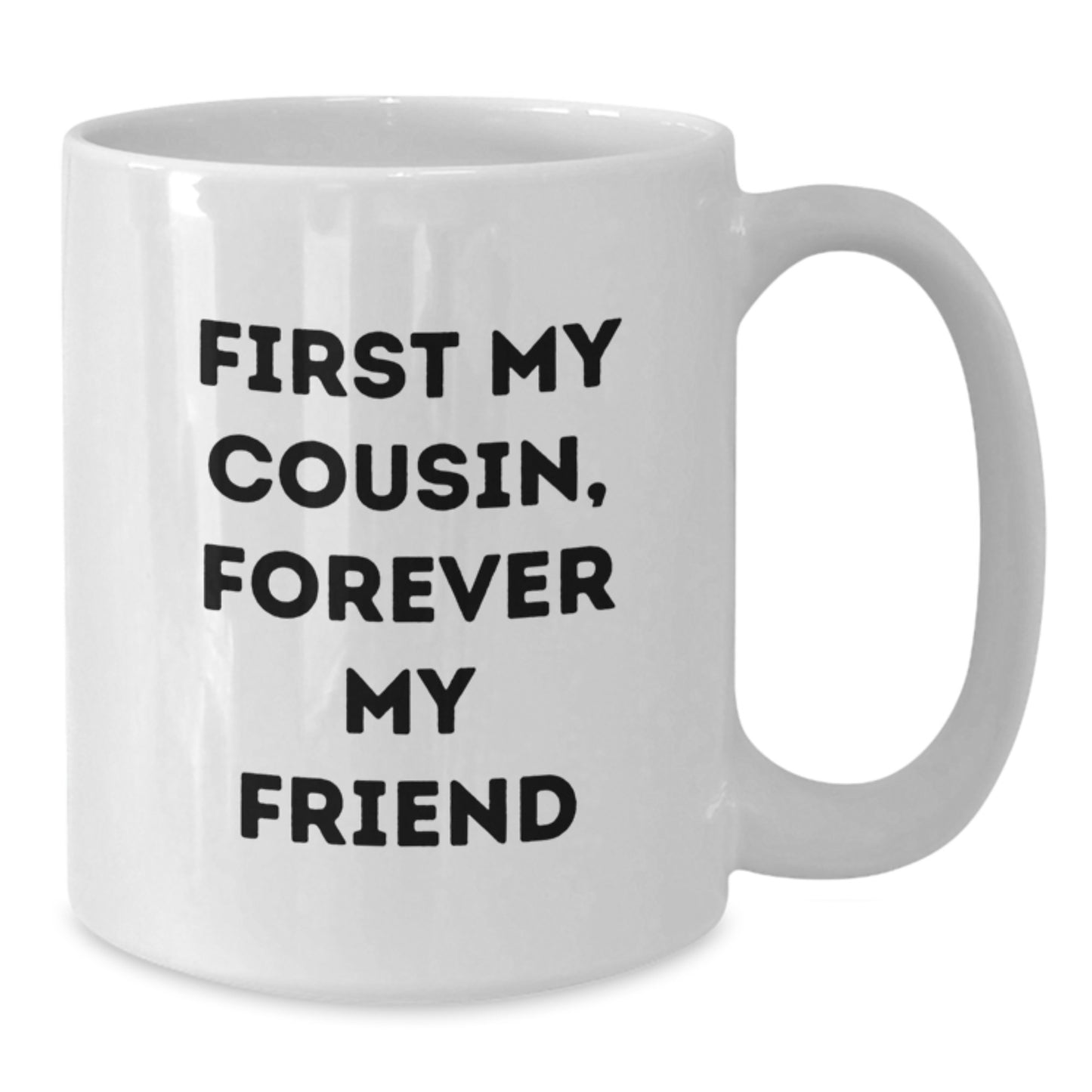 Funny Cousin Gifts from Men to Cousins, White Coffee Mugs with Cousin Quote, Unique Christmas Unique Gifts for Cousins - Additional