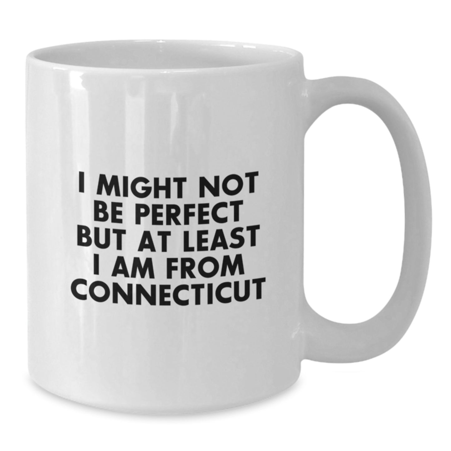 Funny Connecticut White Coffee Mugs Gifts from Men to Family Members at Christmas - Additional
