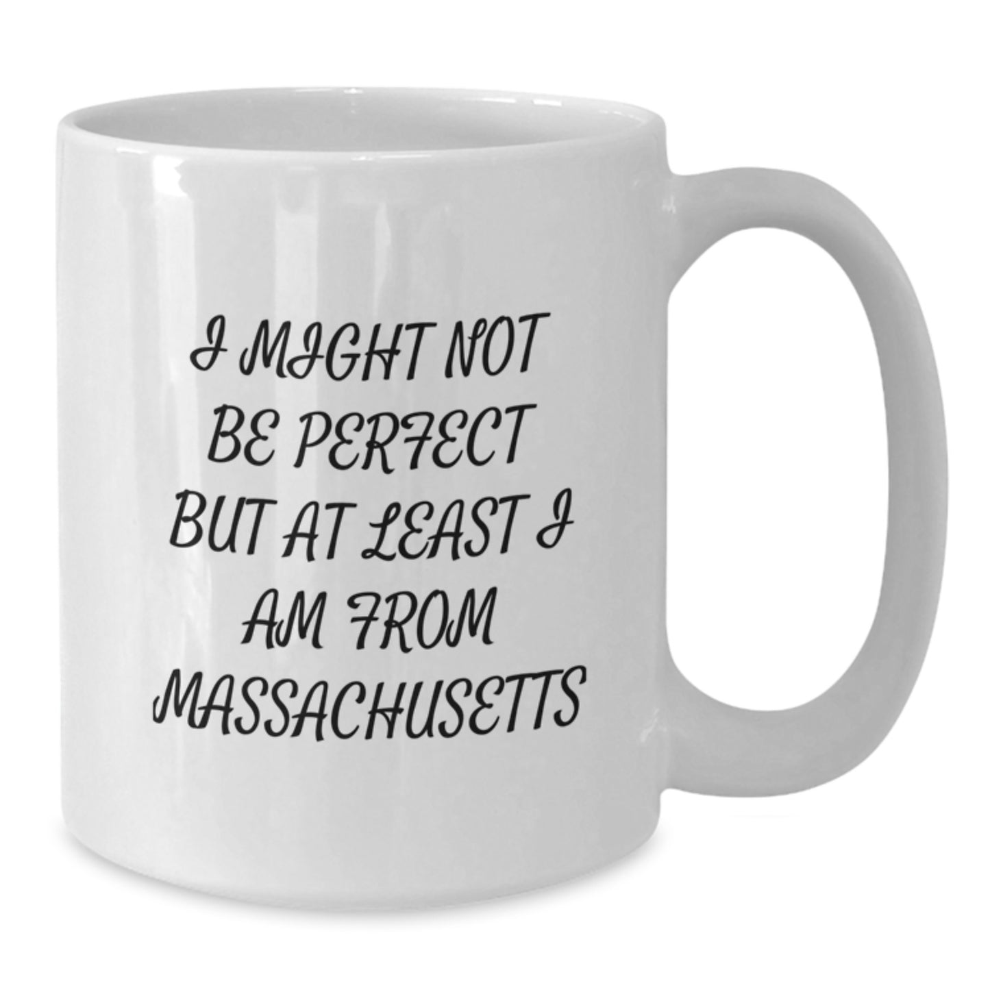 Funny Massachusetts Gifts for Friends from Bay State Lovers, Unique Christmas Unique White Coffee Mug, Perfect for Massachusetts Enthusiasts, White Coffee Mug with Funny Quote - Additional