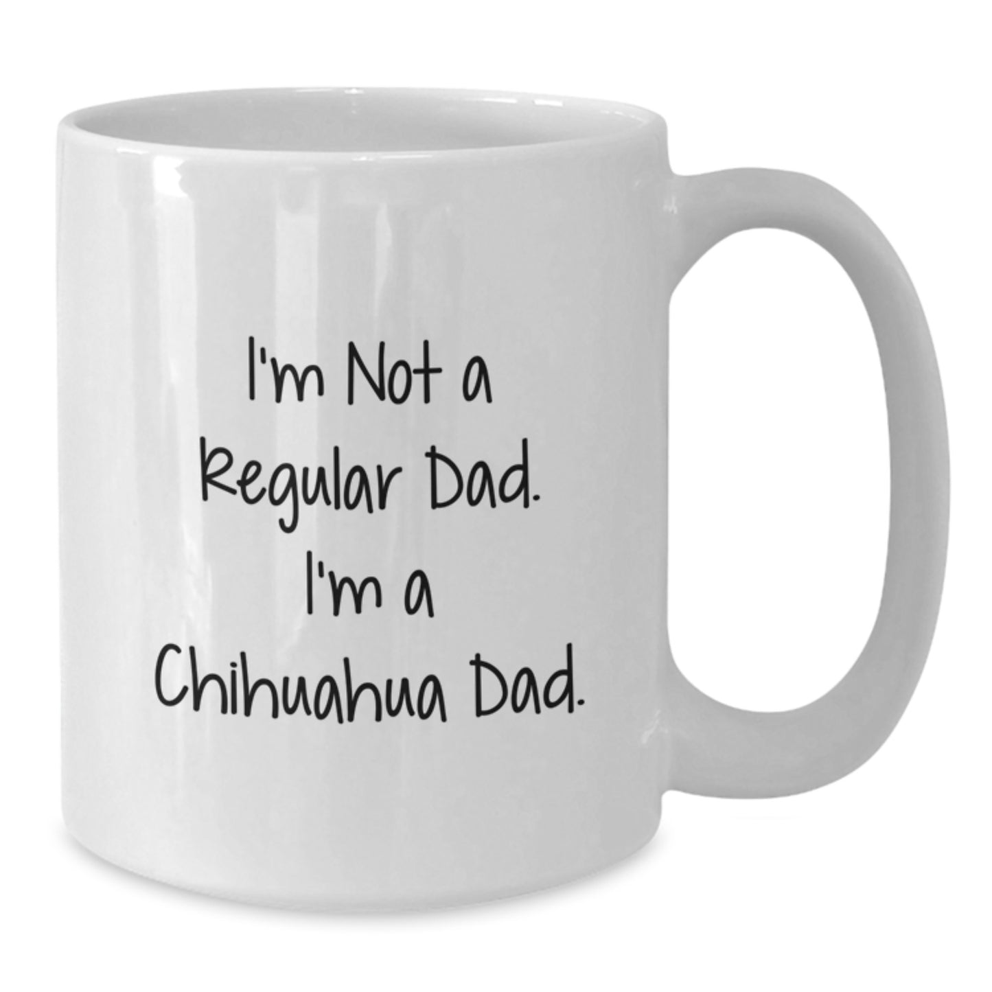 Funny Chihuahua Dad Gifts for Men from Sons with White Coffee Mug, Perfect Graduation Unique Gifts for Him - Additional