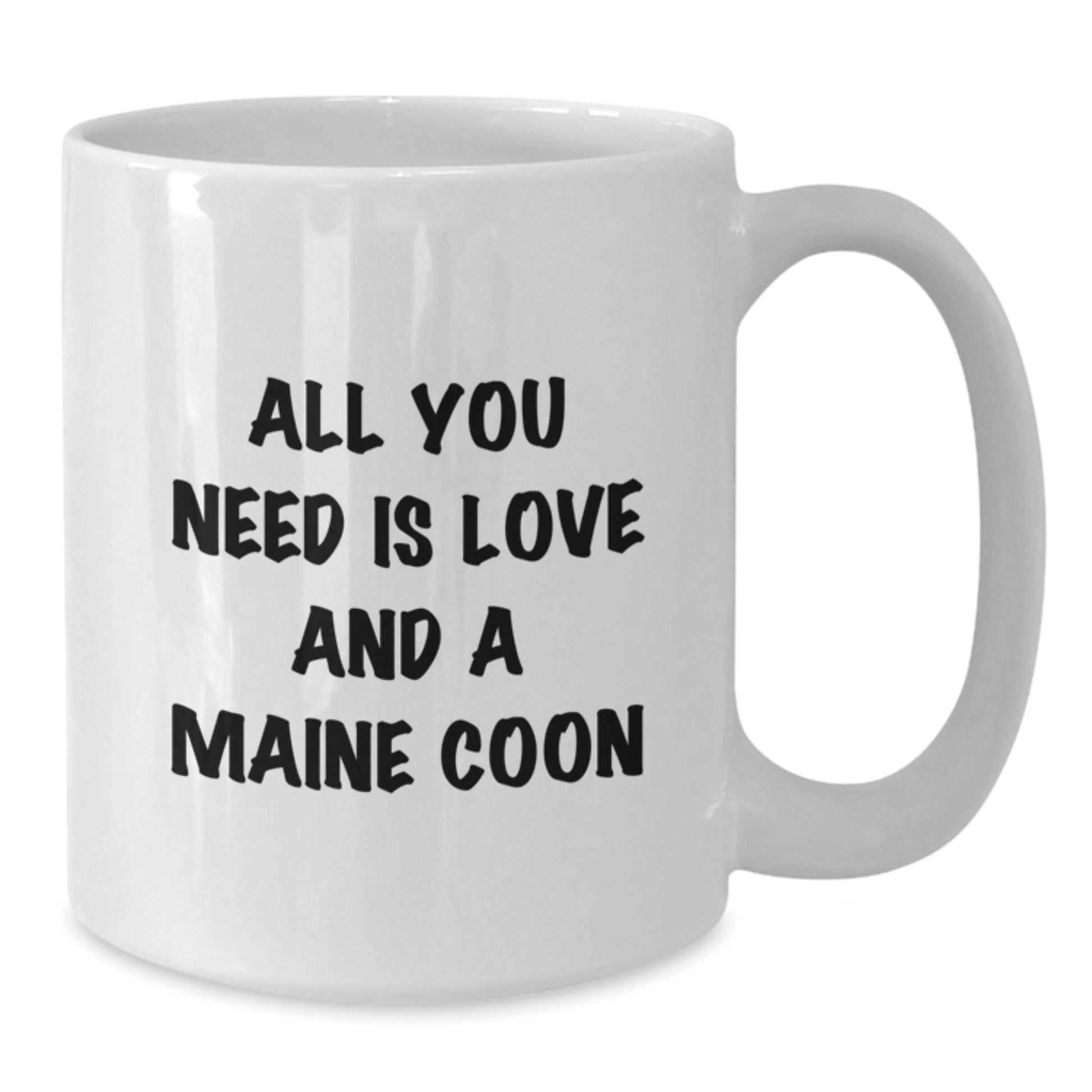 Maine Coon Cat Gifts, Funny Inspirational Quote, White Coffee Mug for Graduation, Gifts from Friends, Gifts for Maine Coon Cat Lovers - Additional