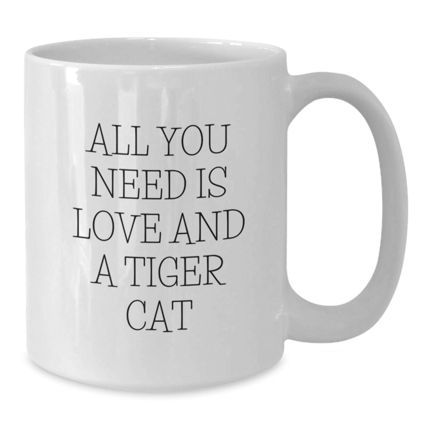Funny Tiger Cat White Coffee Mug Gifts from Men to Tiger Cat Lovers for Christmas Morning - Additional